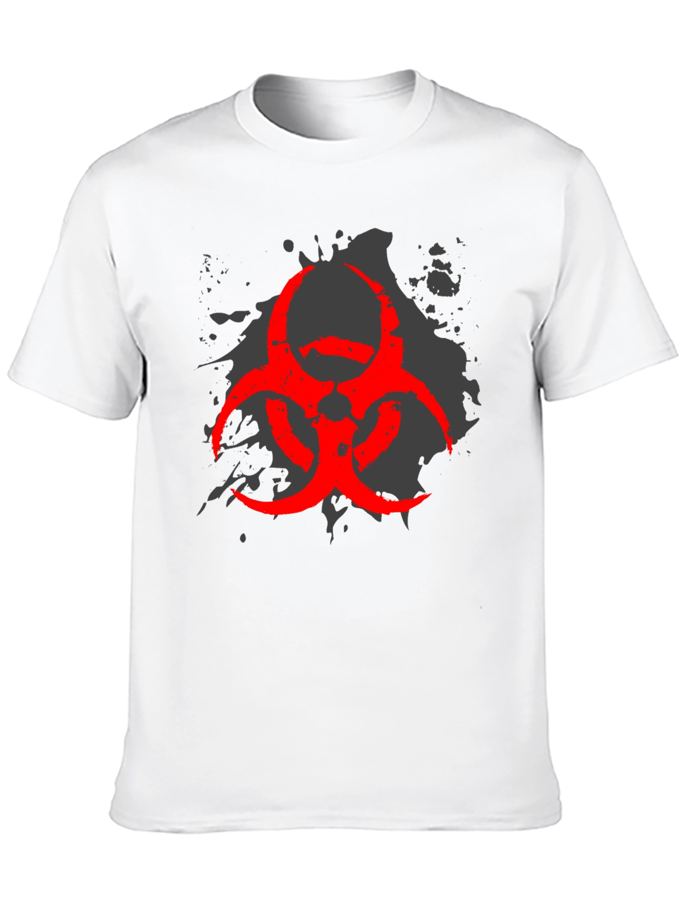 Biohazard Symbol Graphic T-Shirt