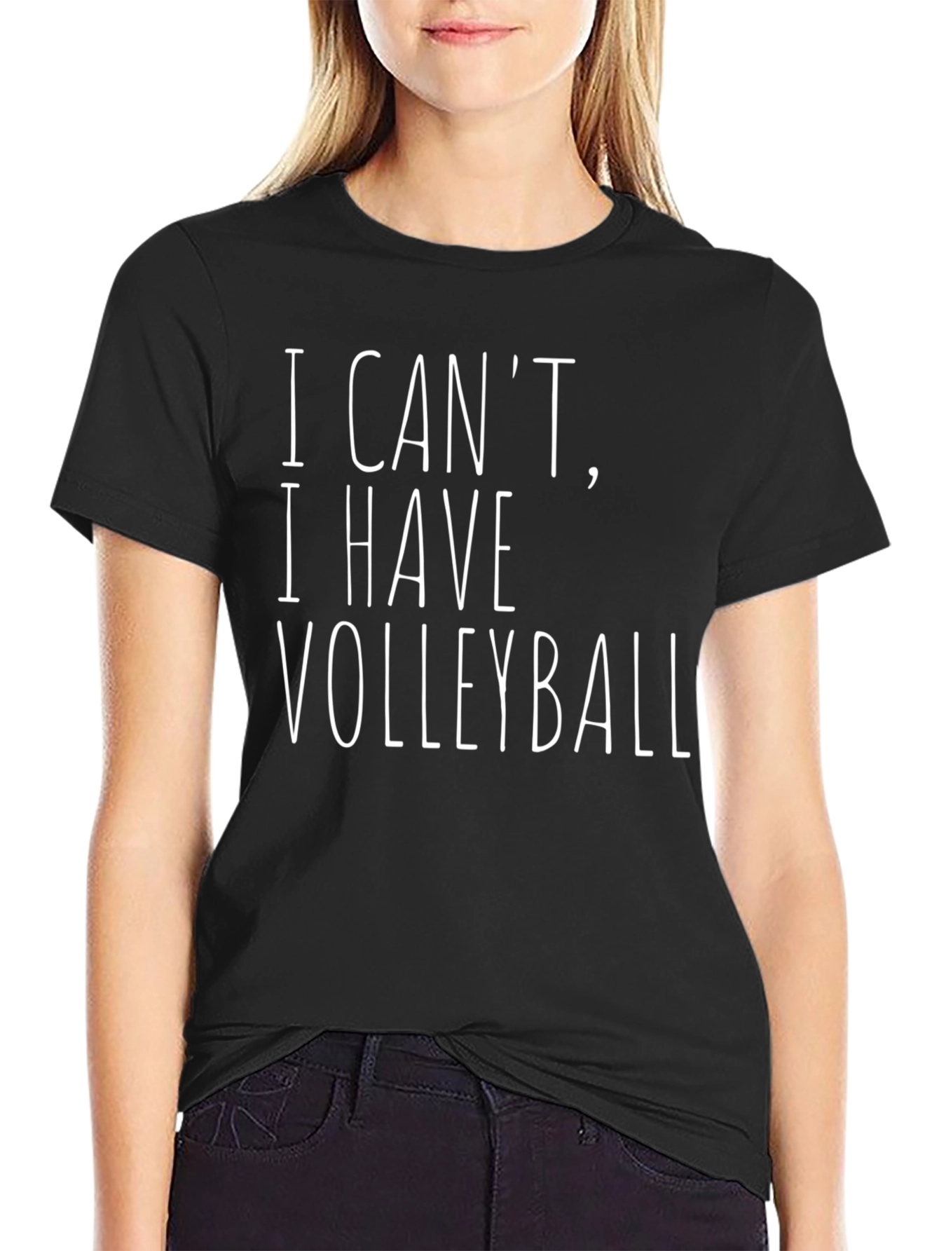 Volleyball T-Shirt - I Cant I Have Volleyball Tee