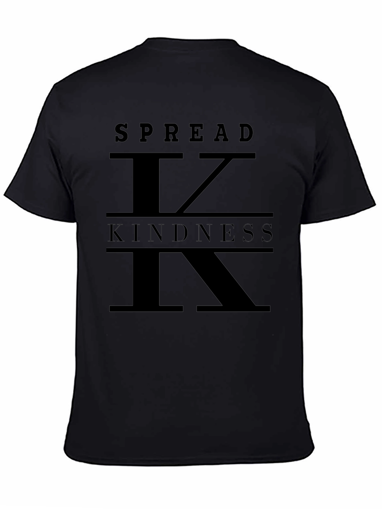 Spread Kindness Graphic Tee - Unisex Black T-Shirt