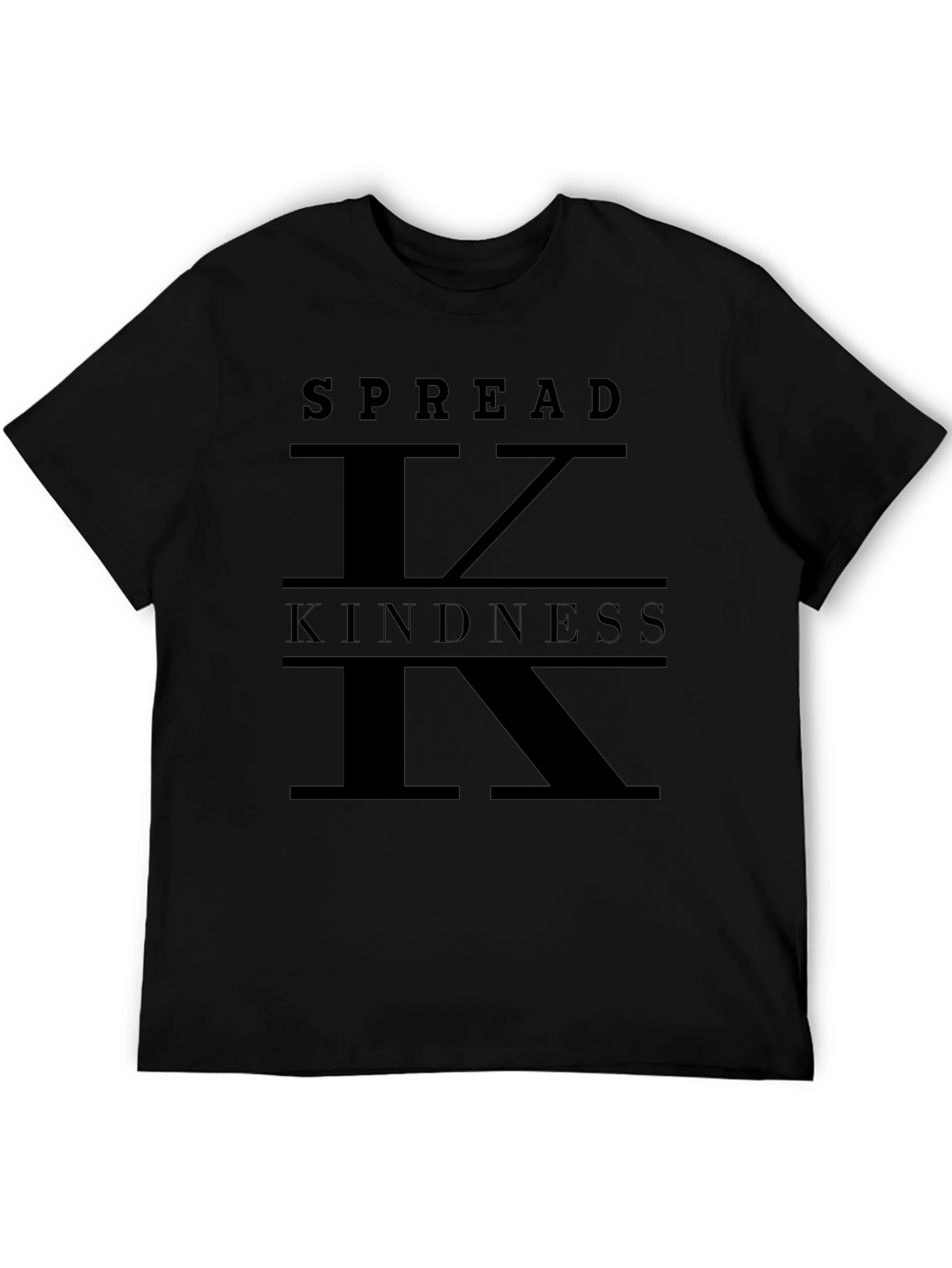 Spread Kindness Graphic Tee - Unisex Black T-Shirt