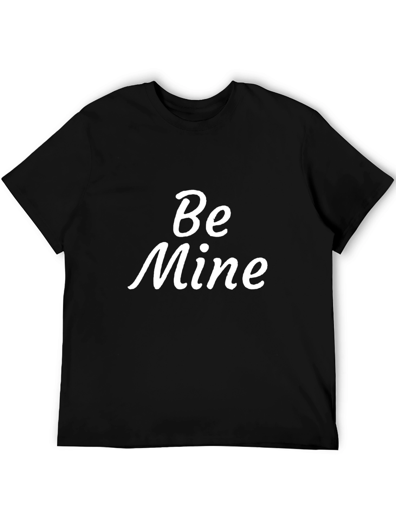 Be Mine Black T-Shirt - Valentines Day Apparel