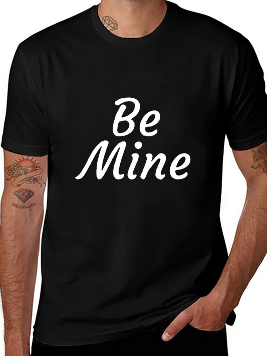 Be Mine Black T-Shirt - Valentines Day Apparel
