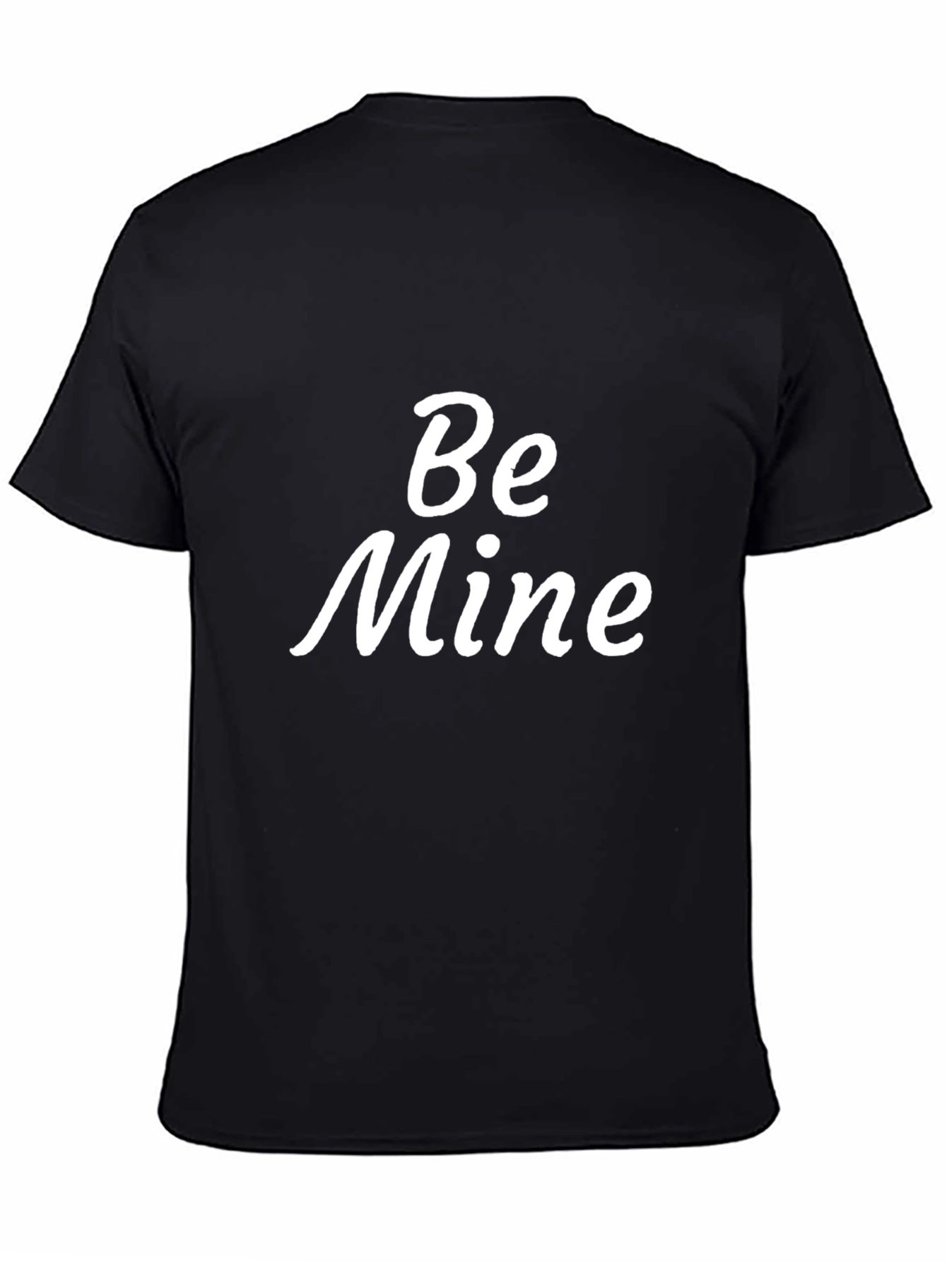 Be Mine Black T-Shirt - Valentines Day Apparel