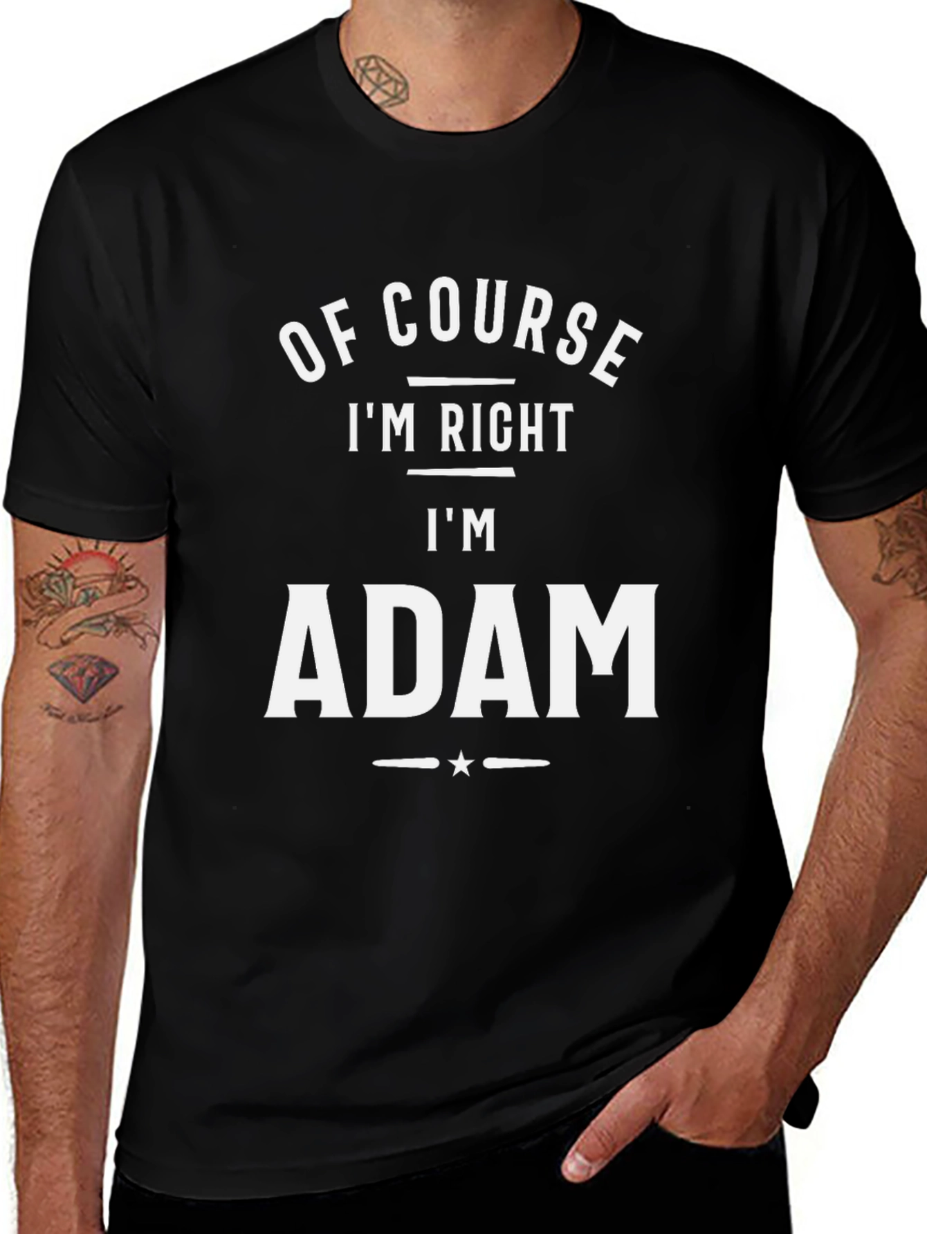 Of Course Im Right Im Adam T-Shirt