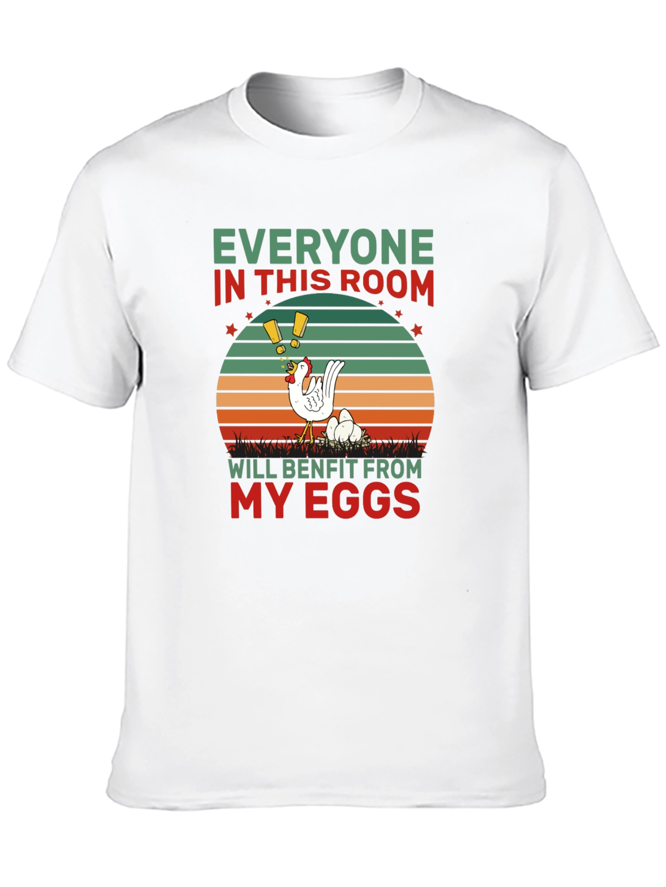 Everyone Benefits Chicken T-Shirt