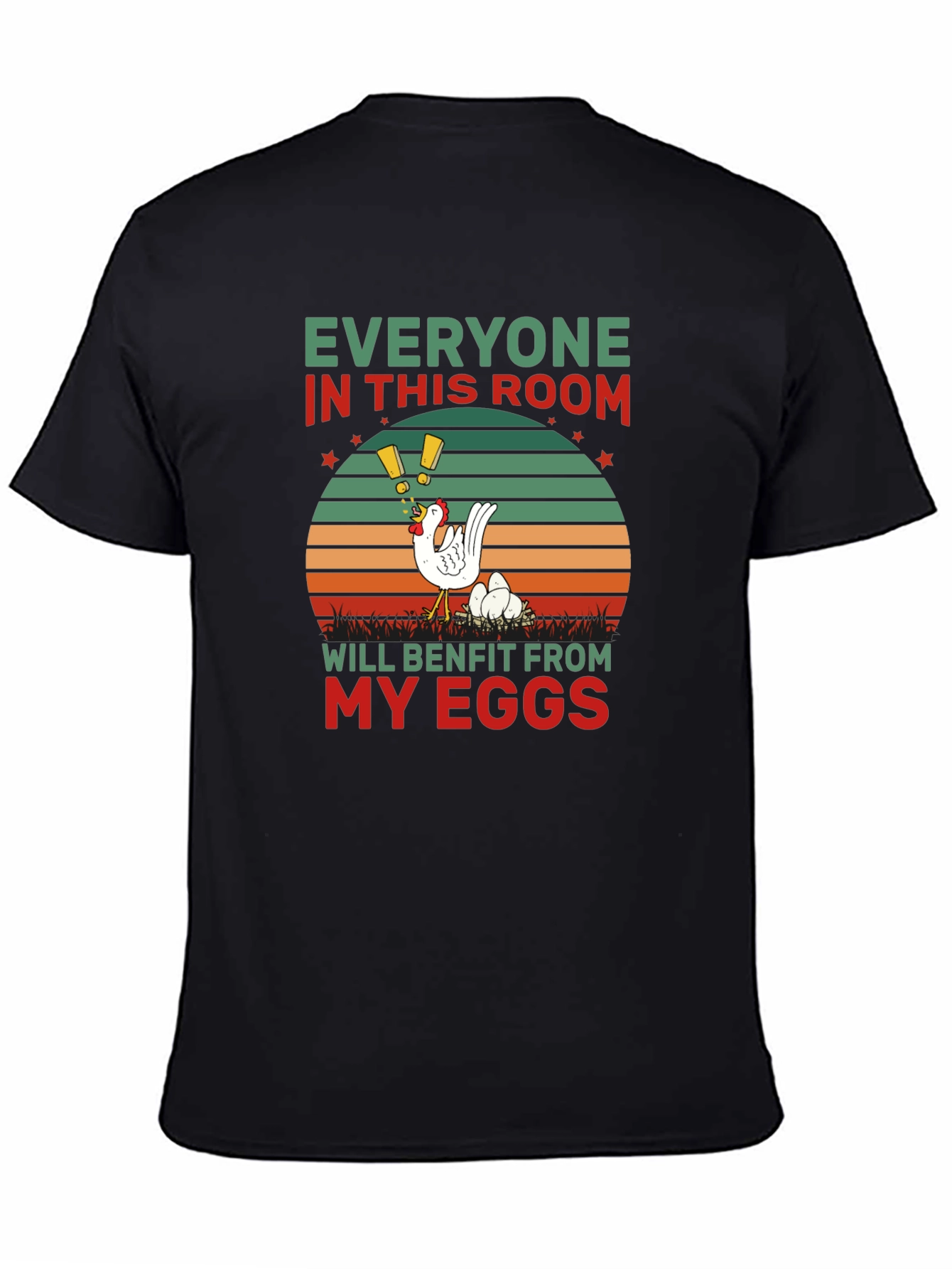 Everyone Benefits Chicken T-Shirt