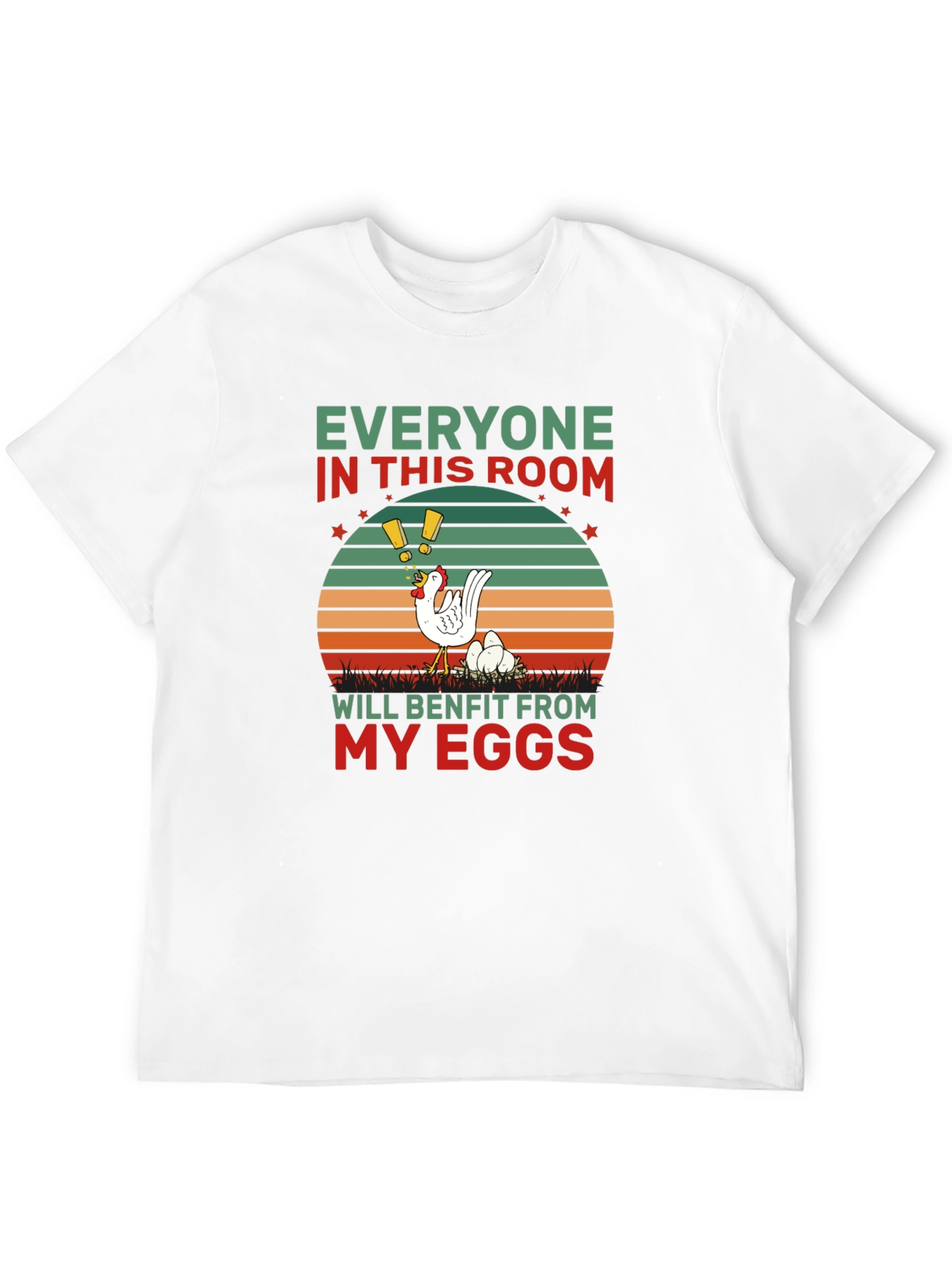 Everyone Benefits Chicken T-Shirt