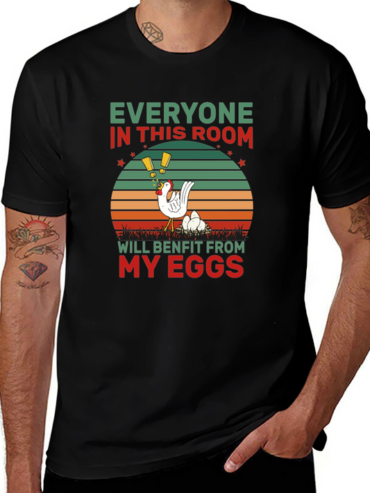 Everyone Benefits Chicken T-Shirt