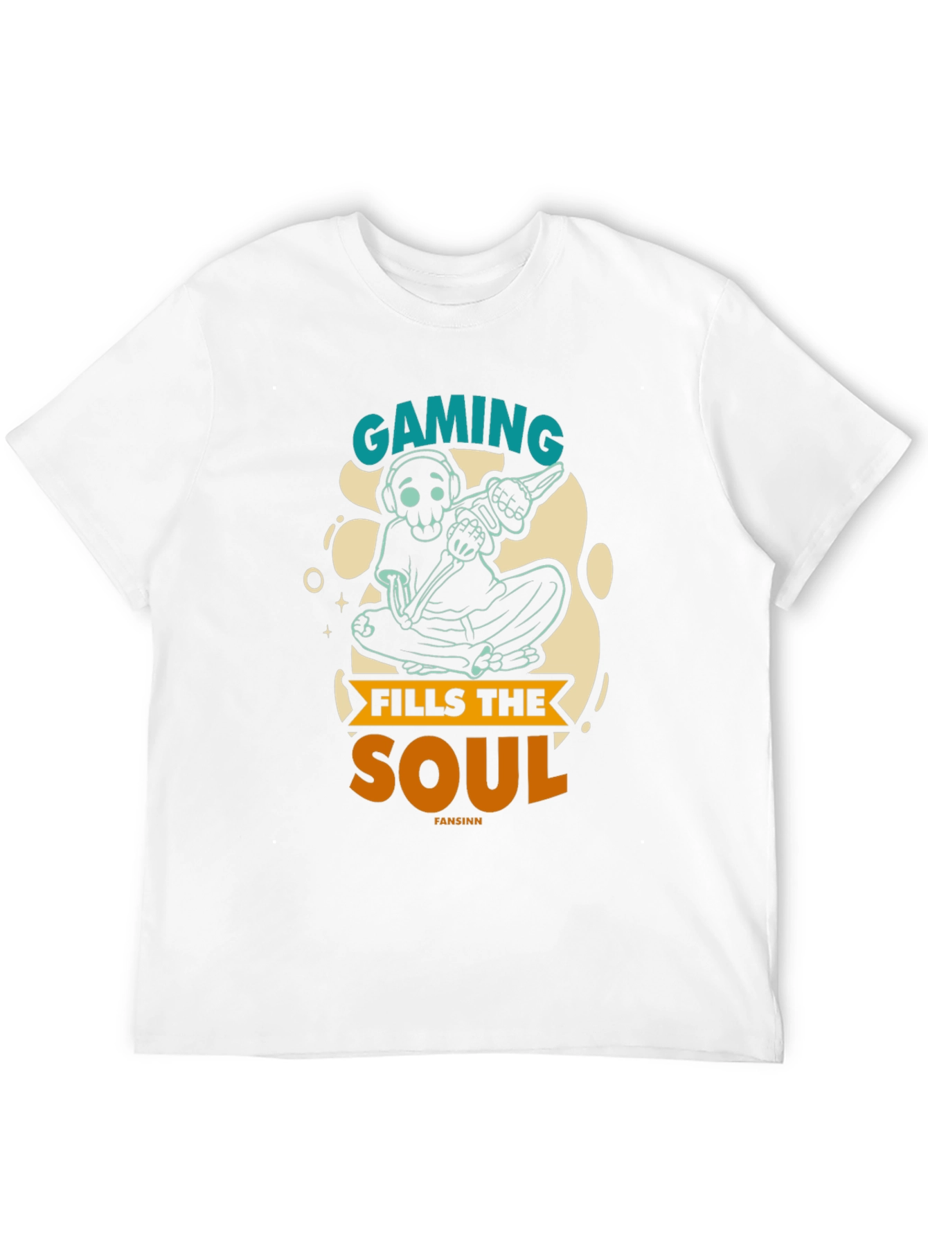 Gaming Fills the Soul Black Graphic Tee