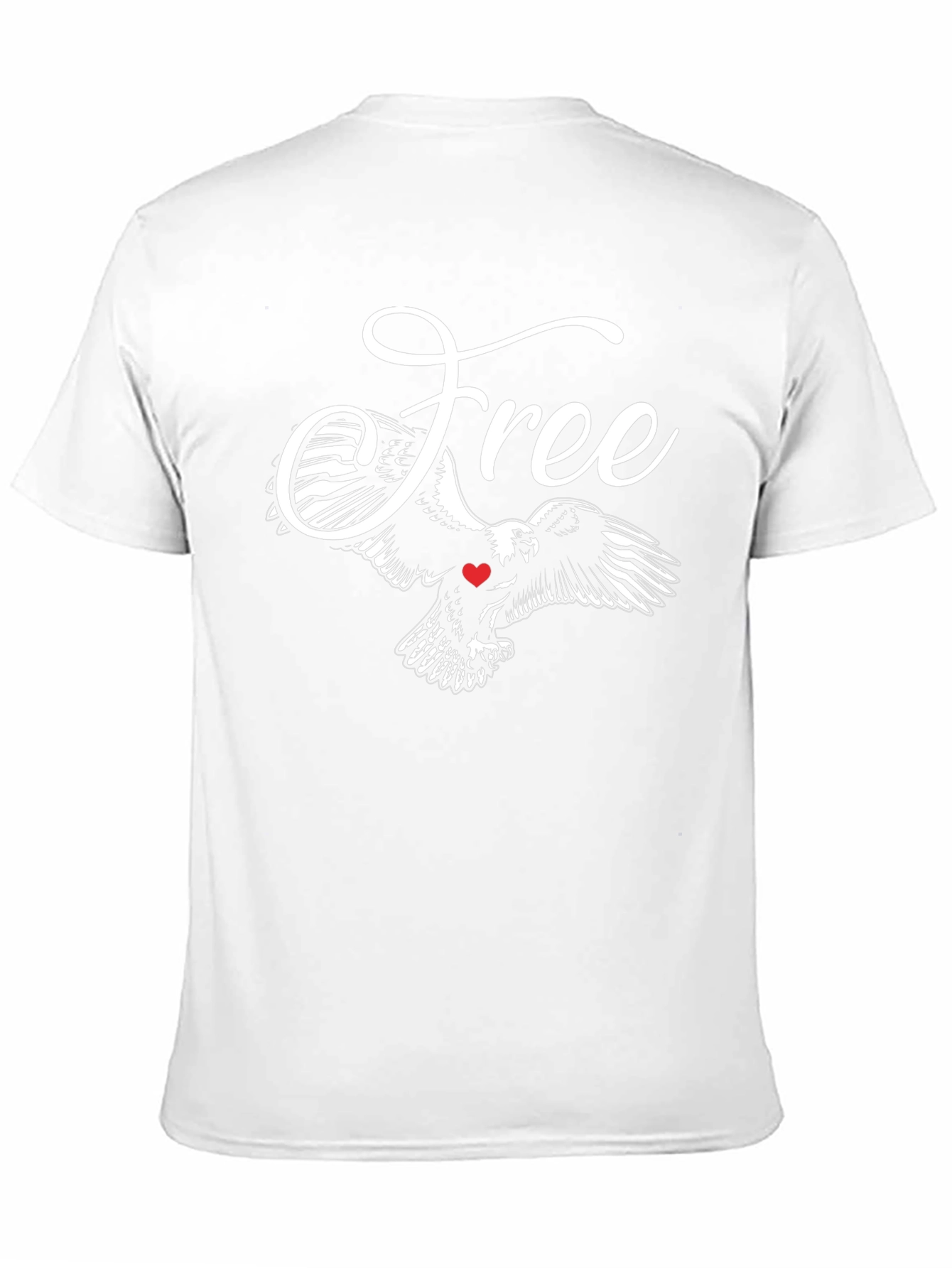 Freedom Eagle Graphic Tee - Black Casual Shirt