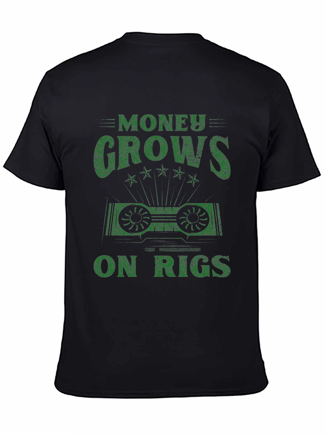 Money Grows on Rigs Graphic T-Shirt
