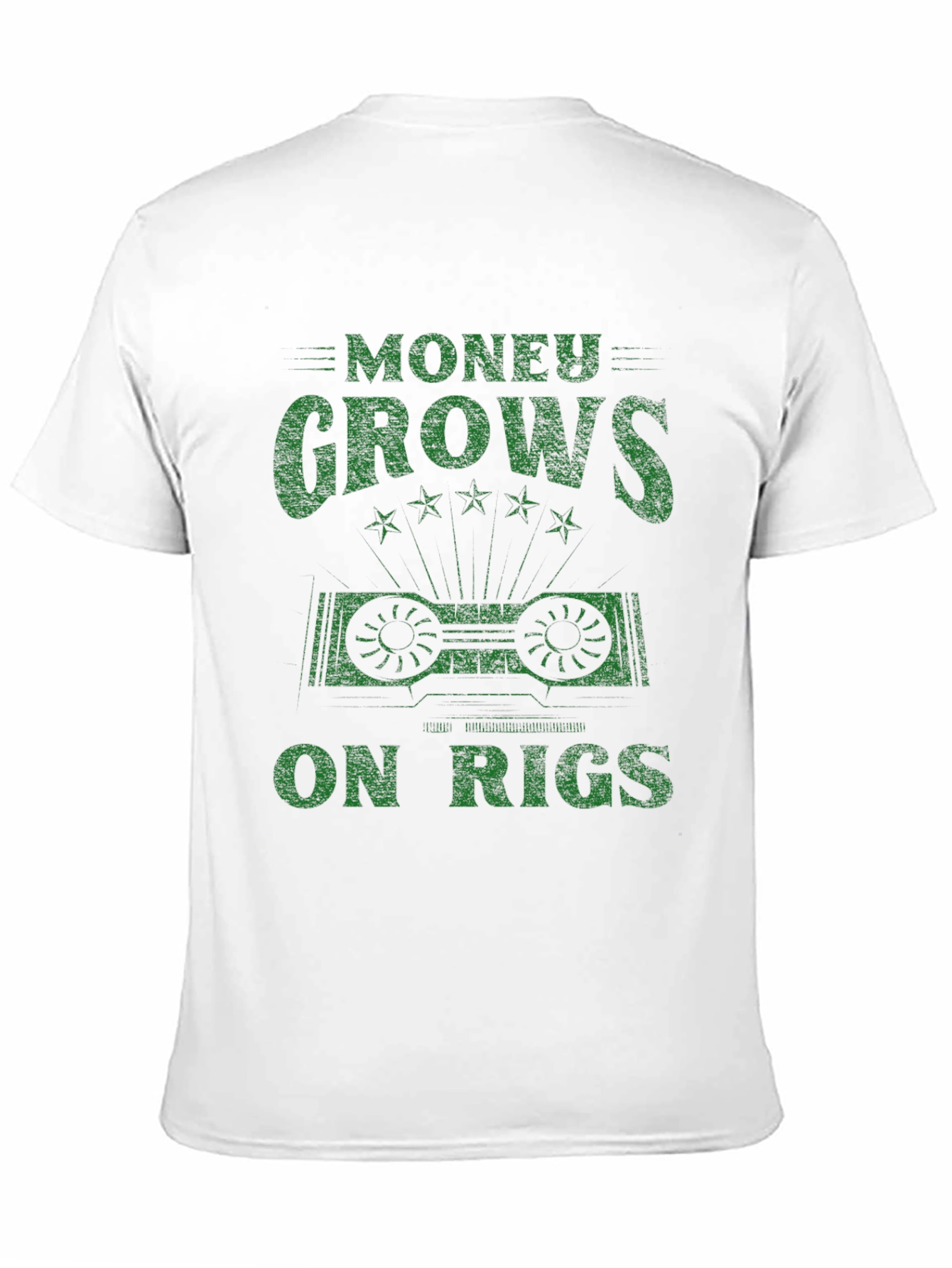 Money Grows on Rigs Graphic T-Shirt