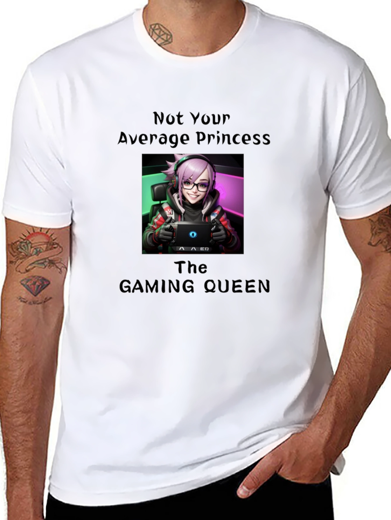 Not Your Average Princess Gaming Queen T-Shirt