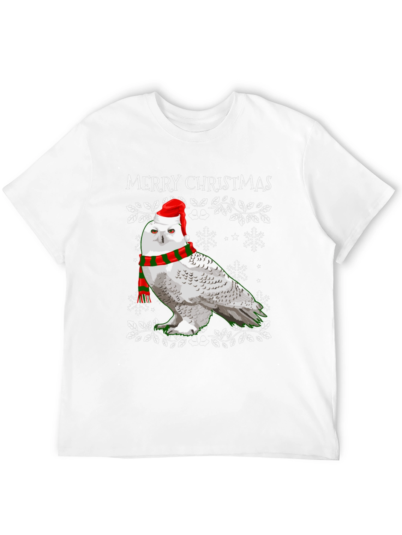 Christmas Owl T-Shirt - Holiday Festive Wear