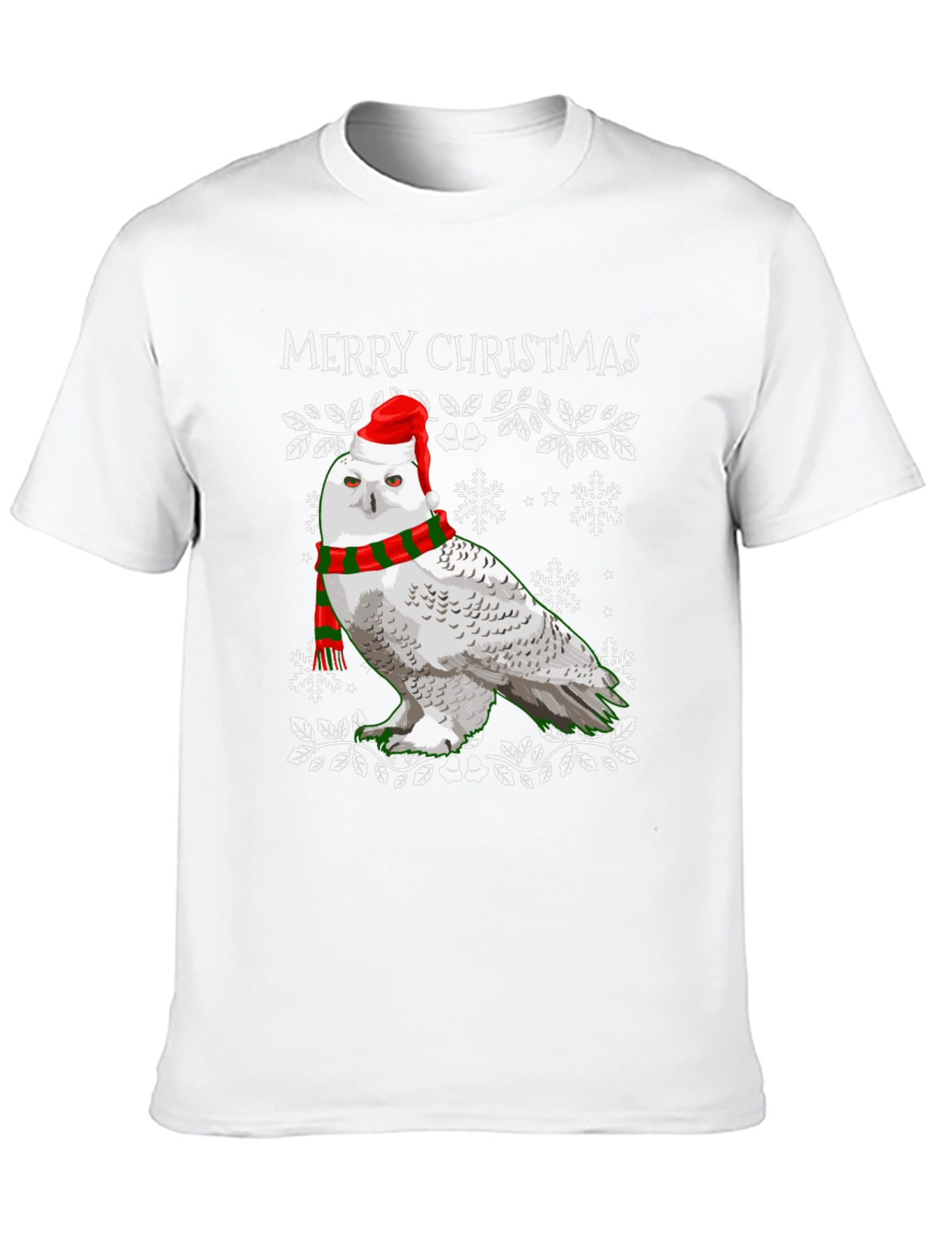Christmas Owl T-Shirt - Holiday Festive Wear