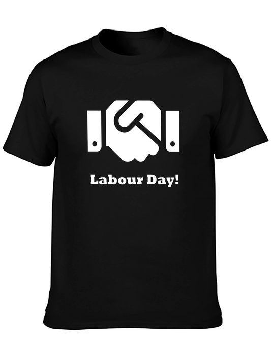 Labour Day Graphic Tee - Black