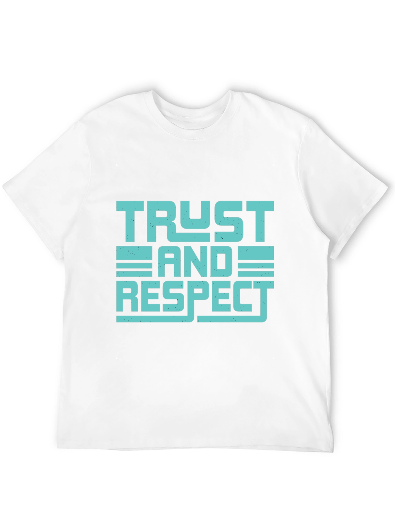 Trust and Respect Graphic Tee - Mens Black T-Shirt