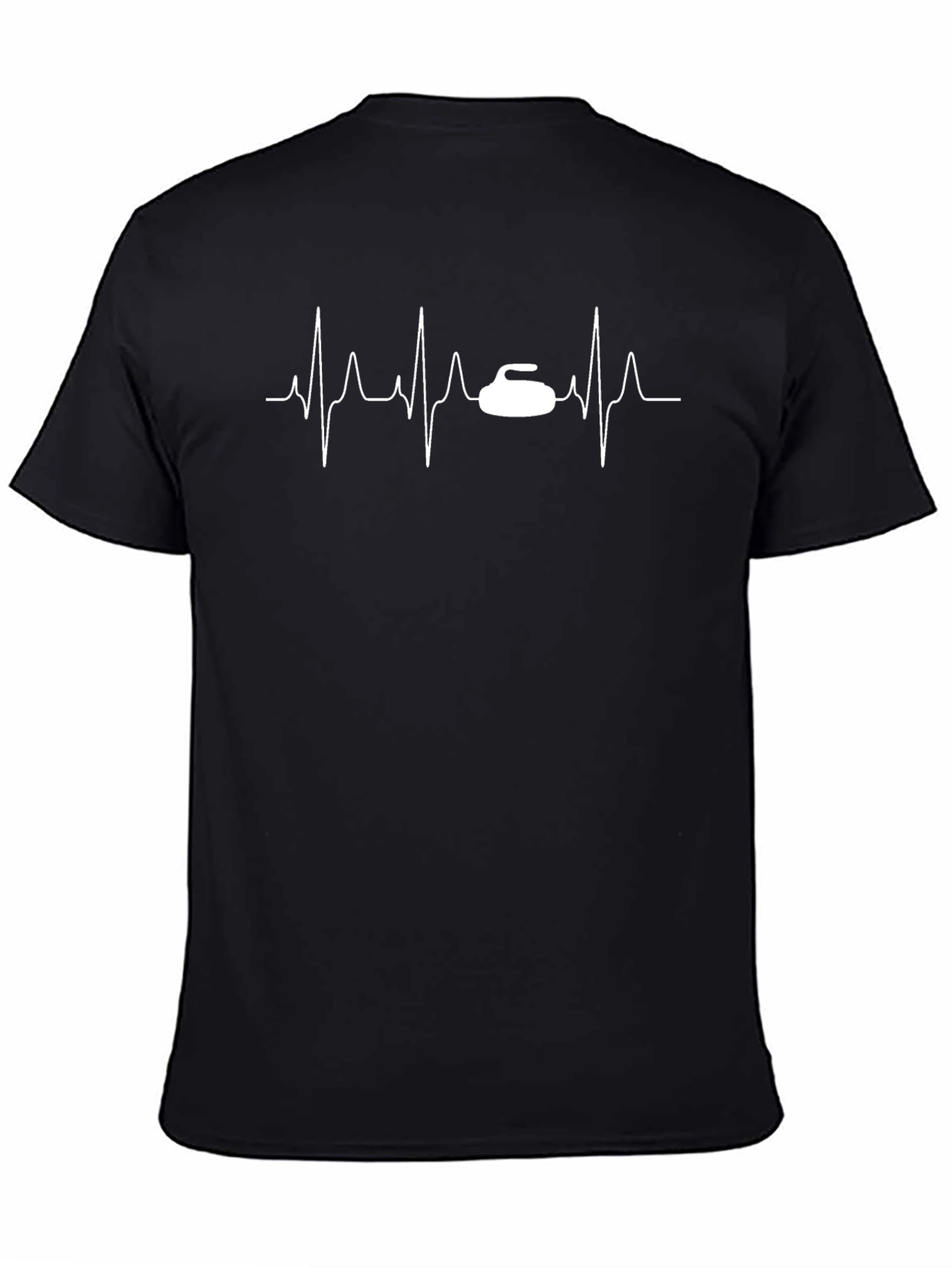 Curling Heartbeat T-Shirt - Passion for Curling
