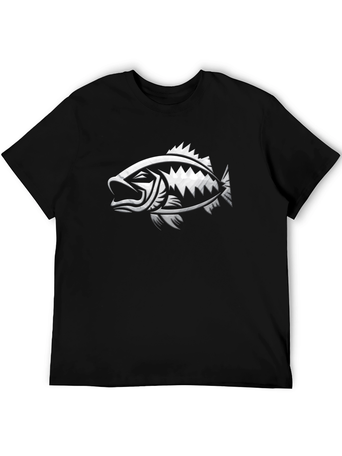 Bass Fish Graphic T-Shirt - Stylish Angler Tee