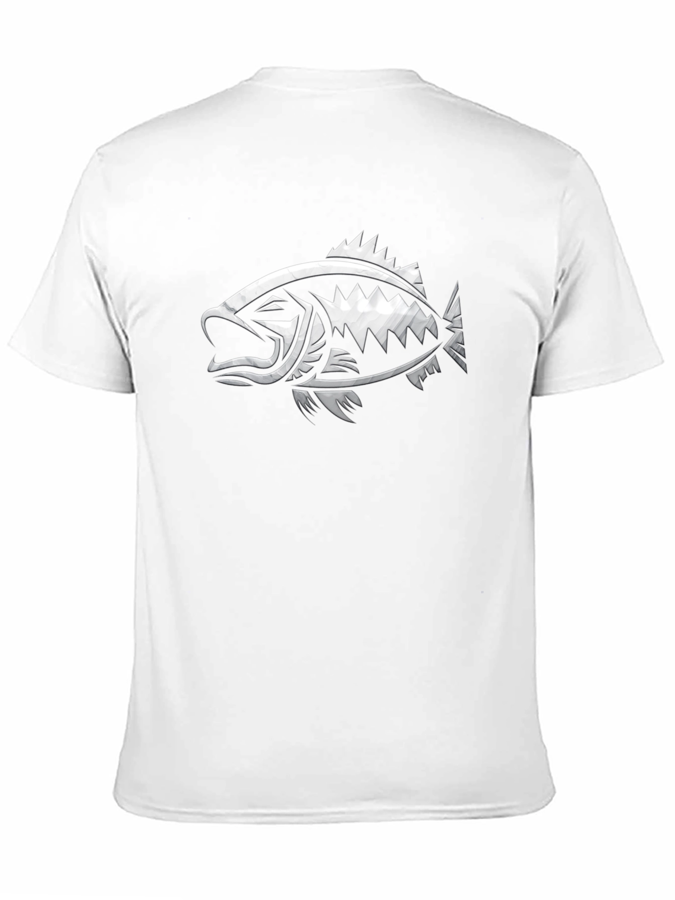 Bass Fish Graphic T-Shirt - Stylish Angler Tee