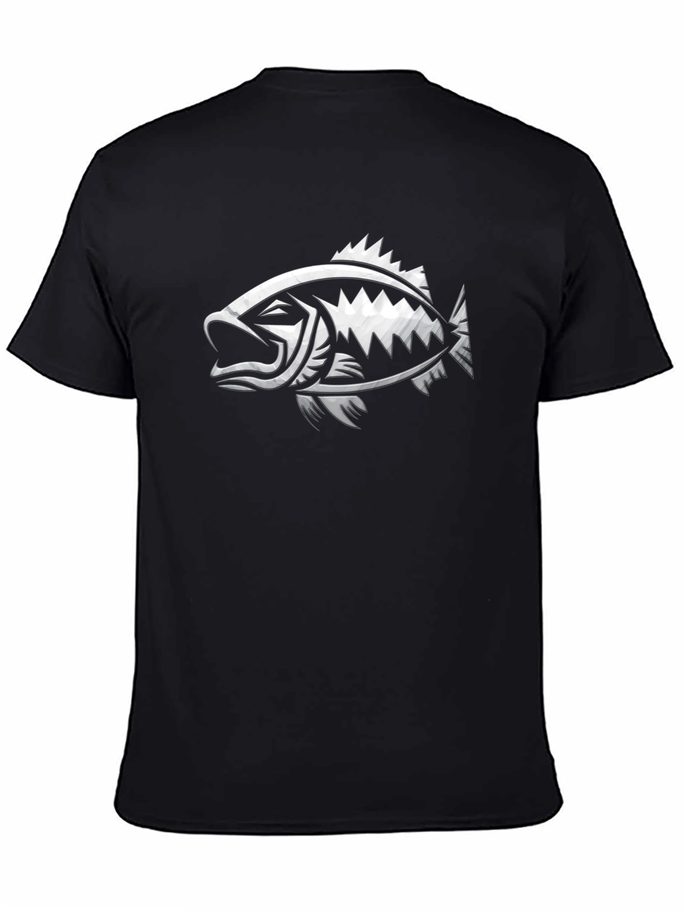 Bass Fish Graphic T-Shirt - Stylish Angler Tee