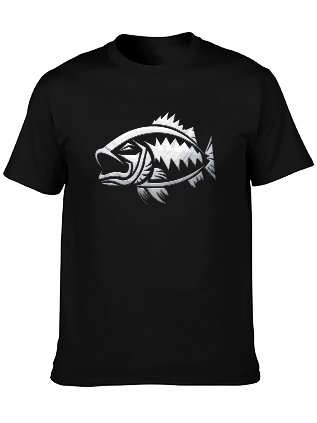 Bass Fish Graphic T-Shirt - Stylish Angler Tee