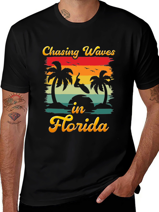 Chasing Waves in Florida Graphic T-Shirt