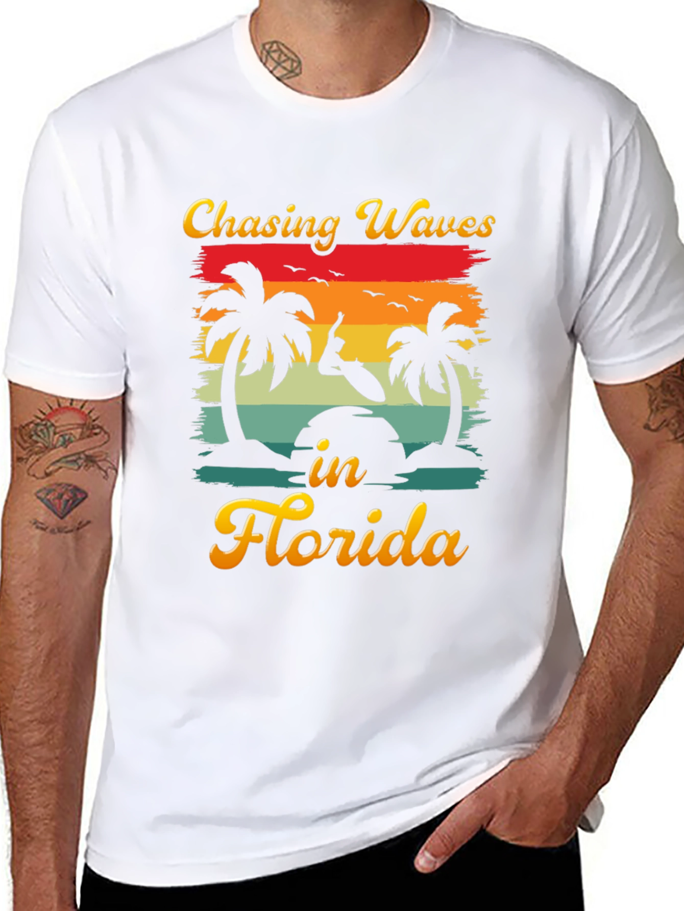 Chasing Waves in Florida Graphic T-Shirt