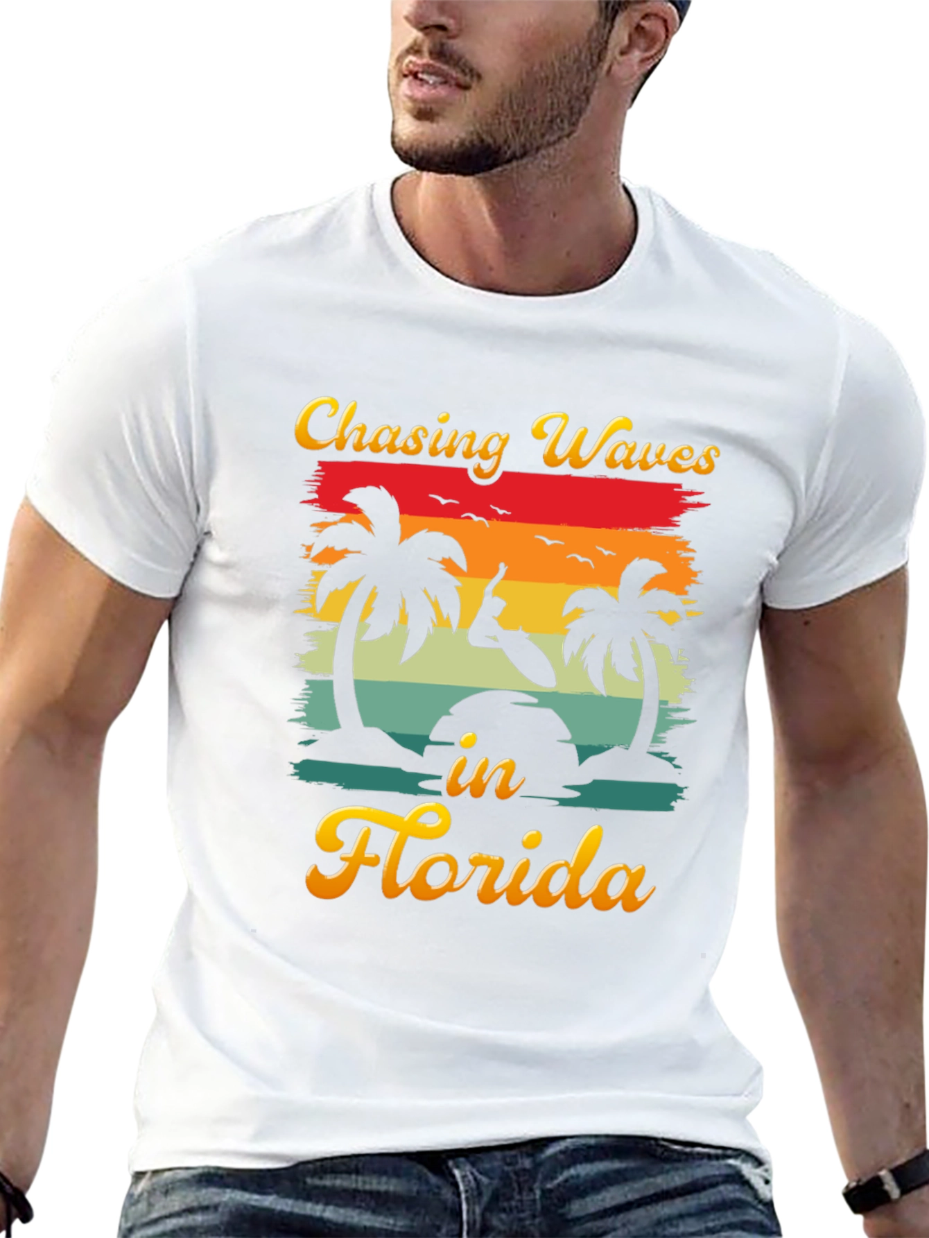 Chasing Waves in Florida Graphic T-Shirt