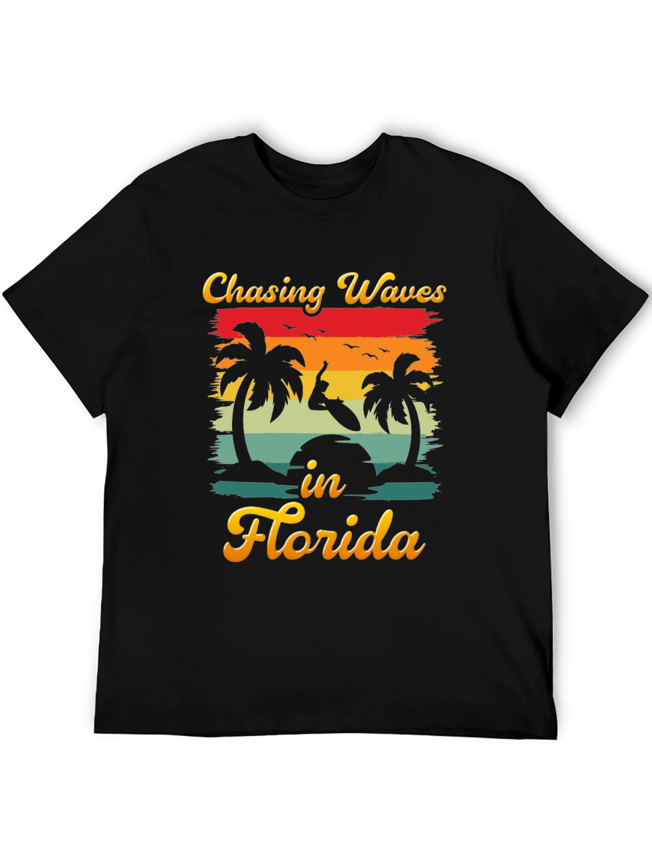 Chasing Waves in Florida Graphic T-Shirt
