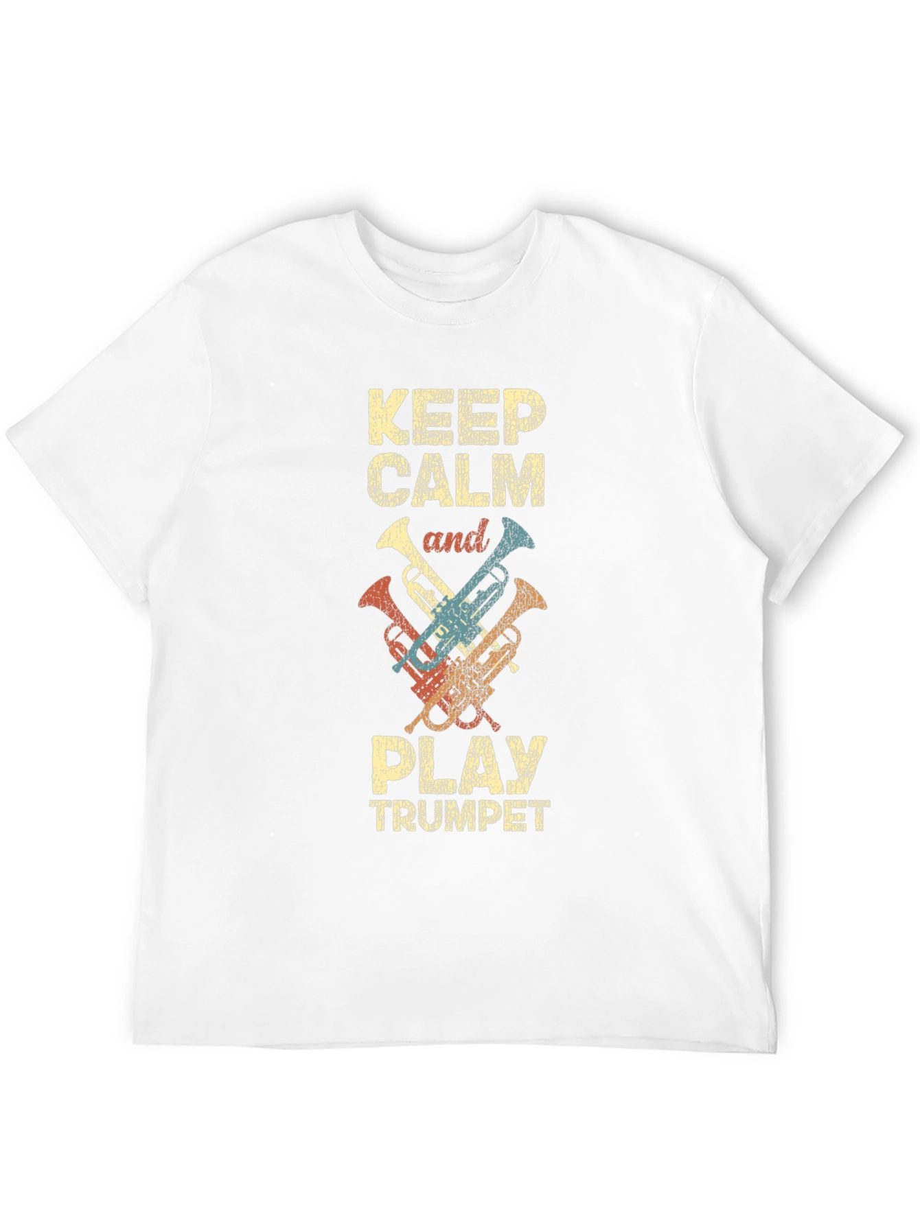 Keep Calm & Play Trumpet Graphic Tee