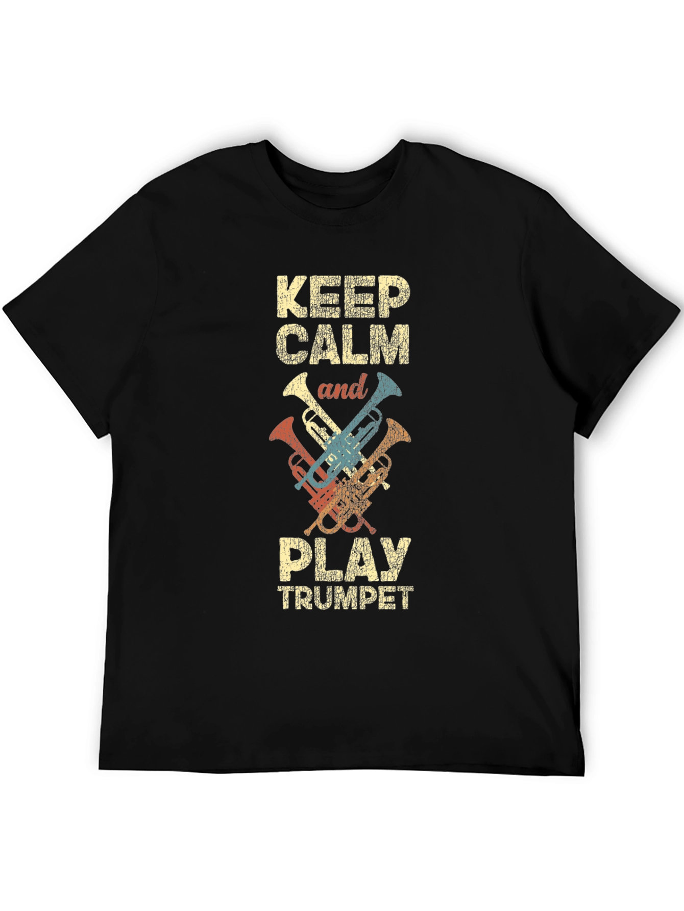 Keep Calm & Play Trumpet Graphic Tee