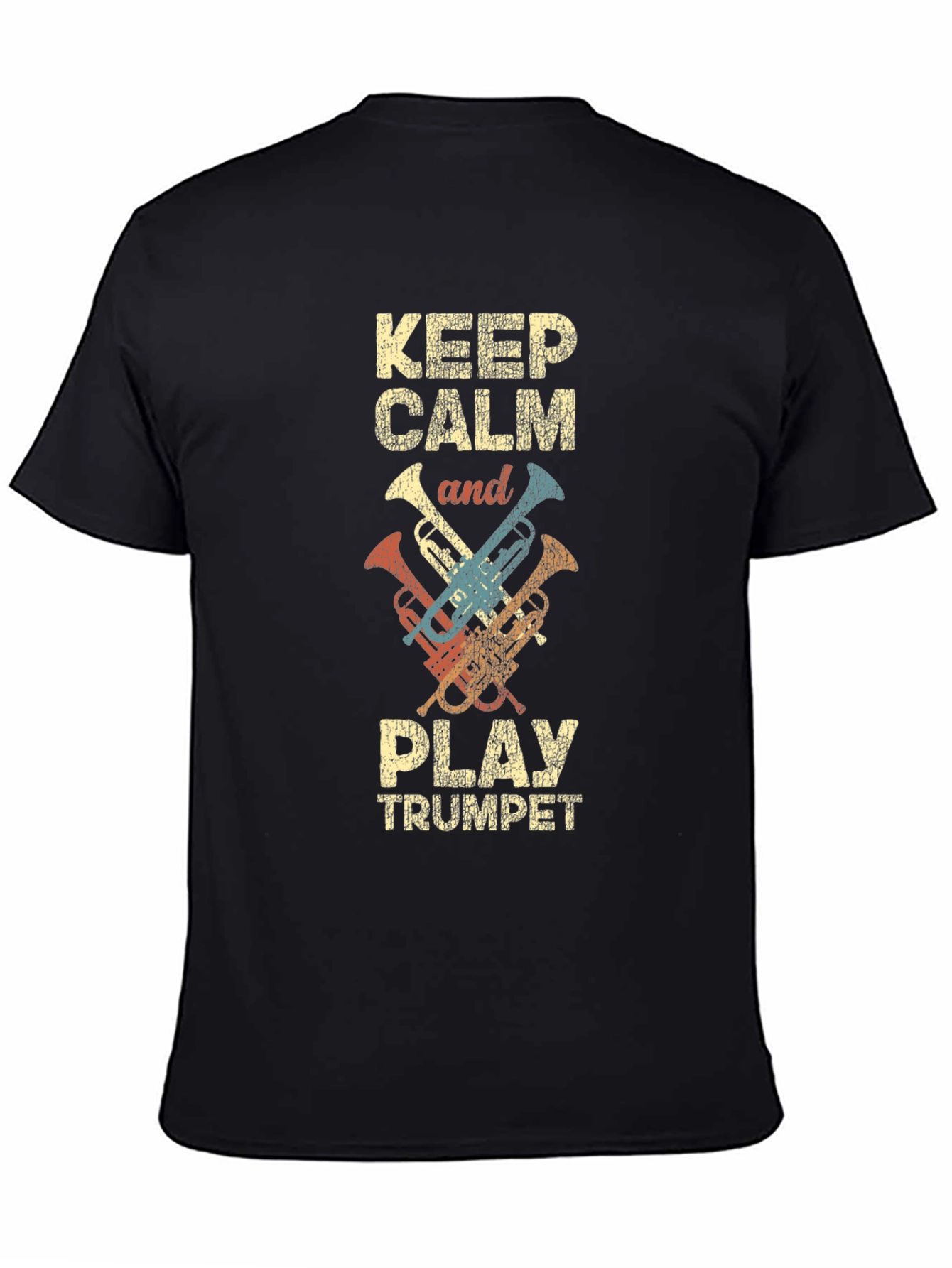 Keep Calm & Play Trumpet Graphic Tee