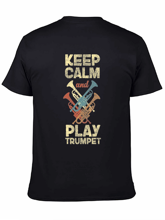 Keep Calm & Play Trumpet Graphic Tee