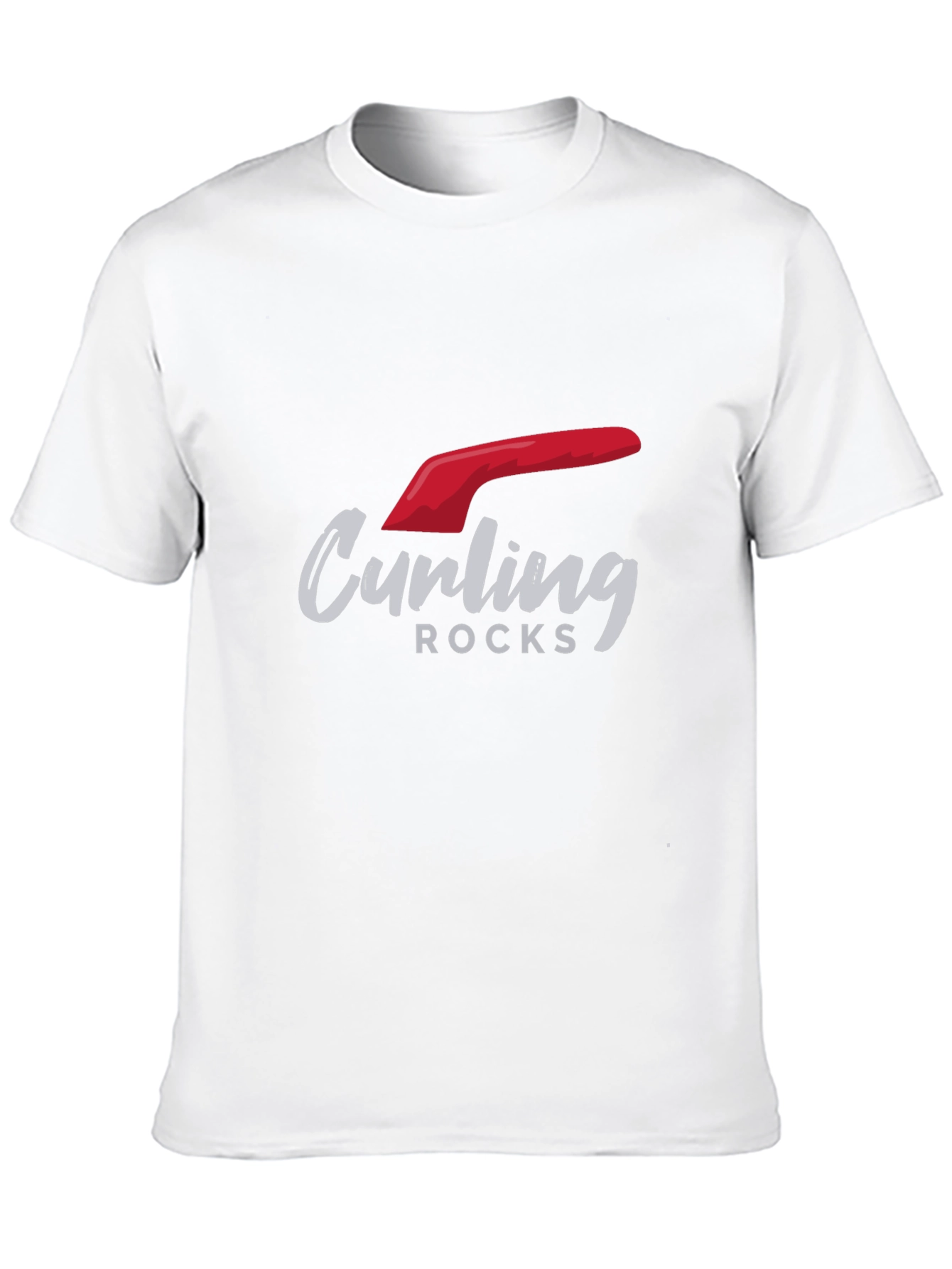 Curling Rocks Black T-Shirt