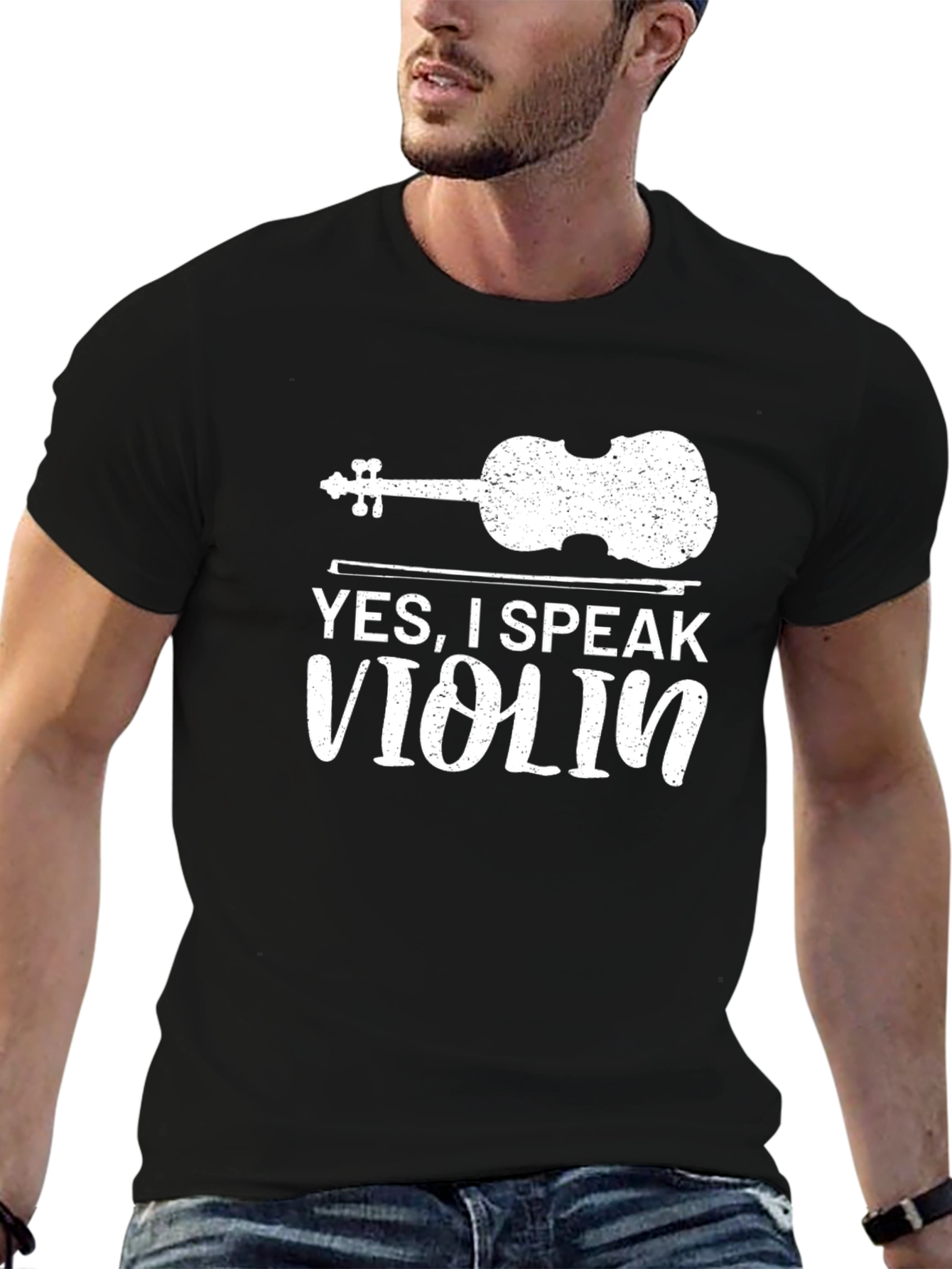 Yes I Speak Violin T-Shirt - Musician Tee