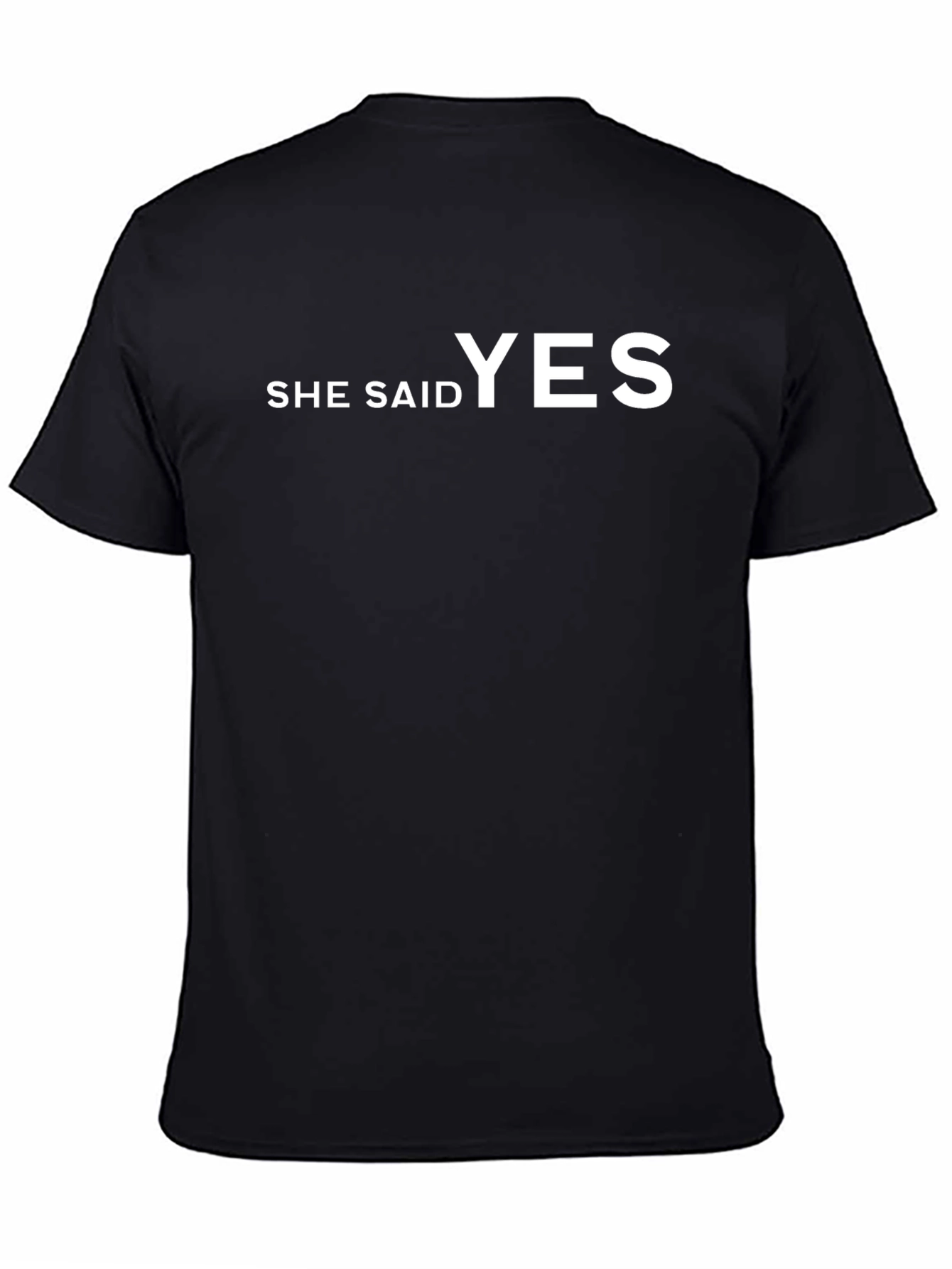 She Said Yes T-Shirt - Engagement Gift