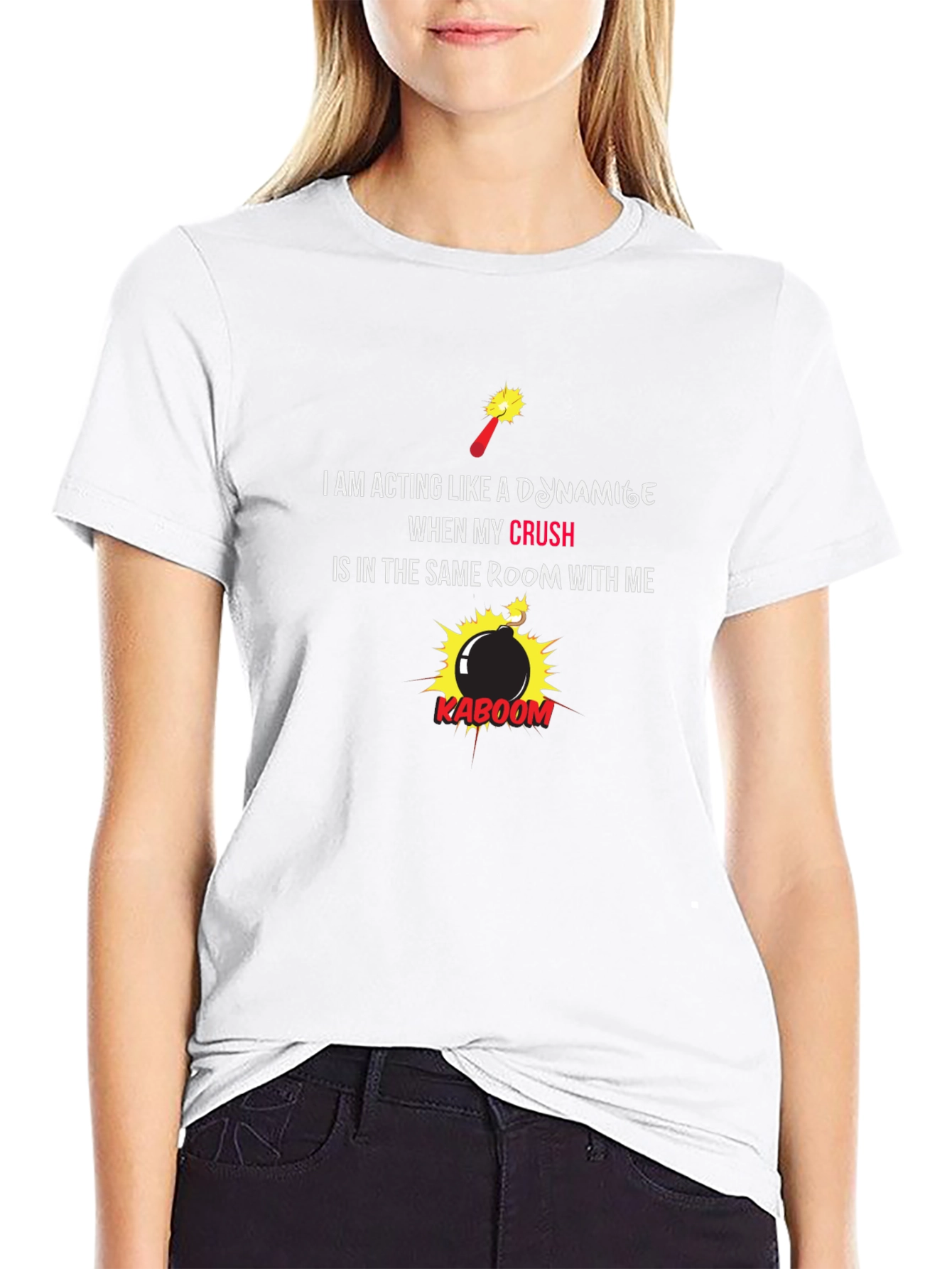 Dynamite Crush Black Graphic Tee