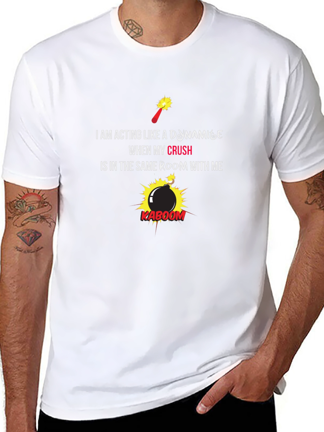 Dynamite Crush Black Graphic Tee