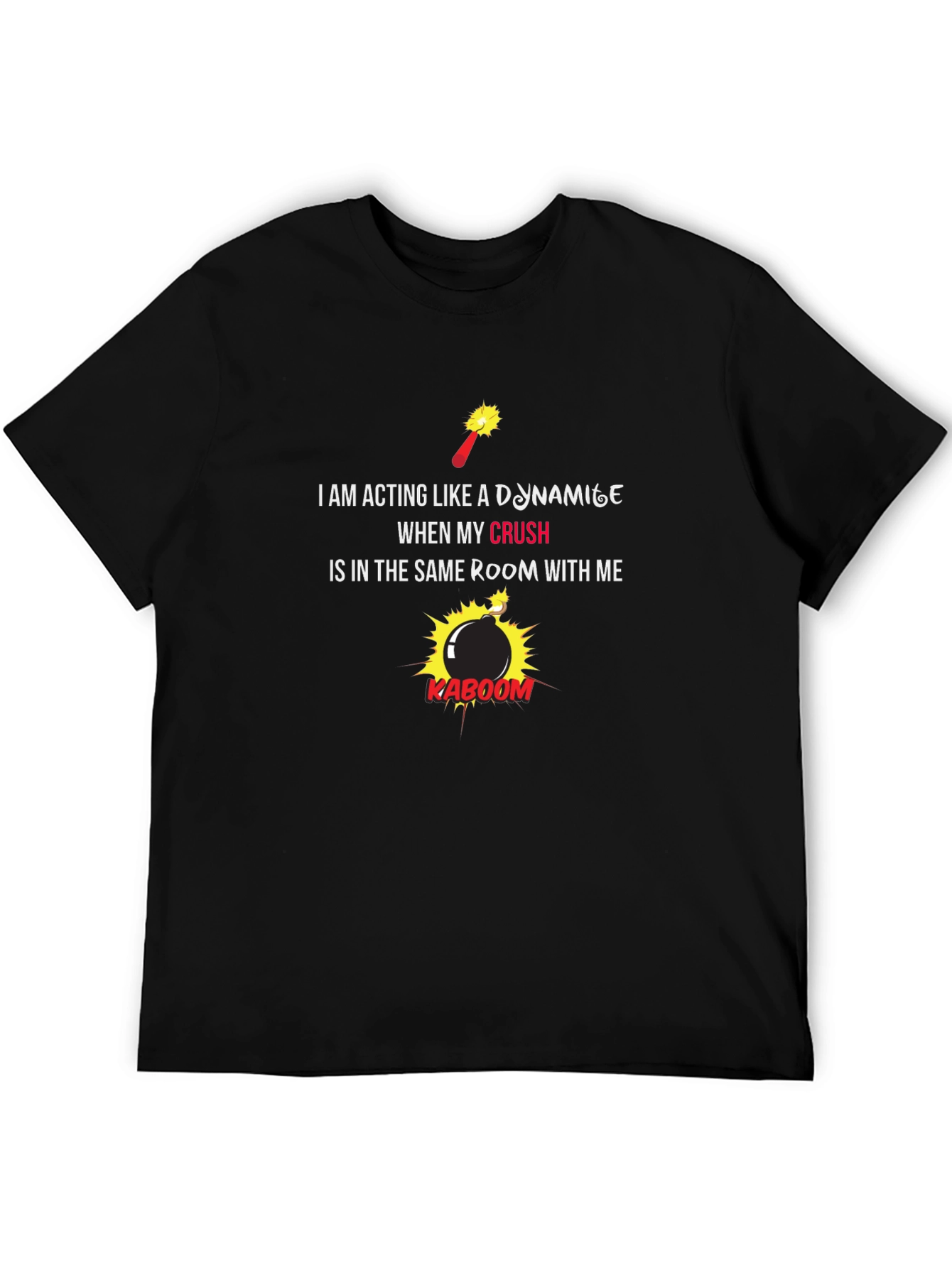 Dynamite Crush Black Graphic Tee