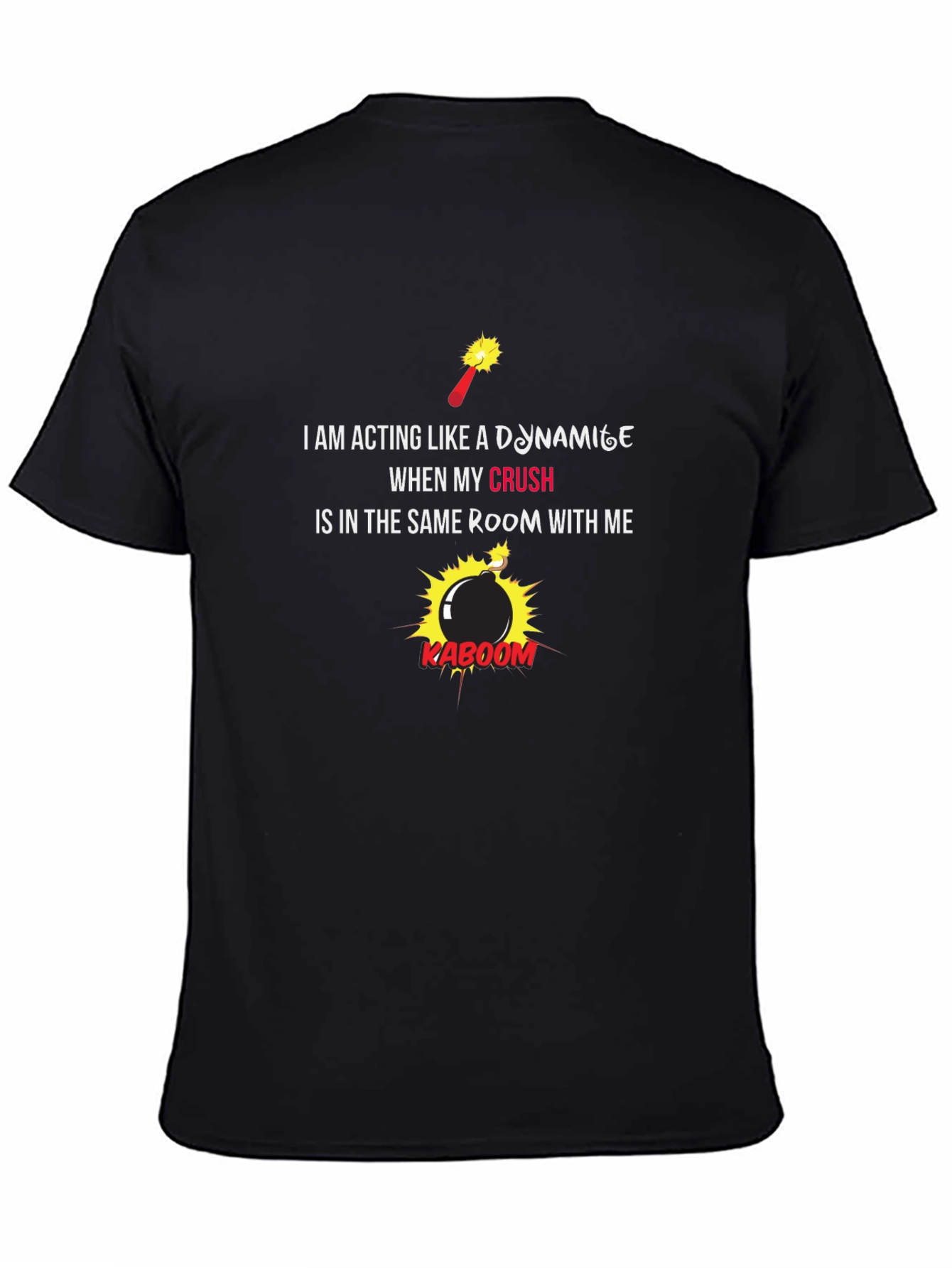 Dynamite Crush Black Graphic Tee