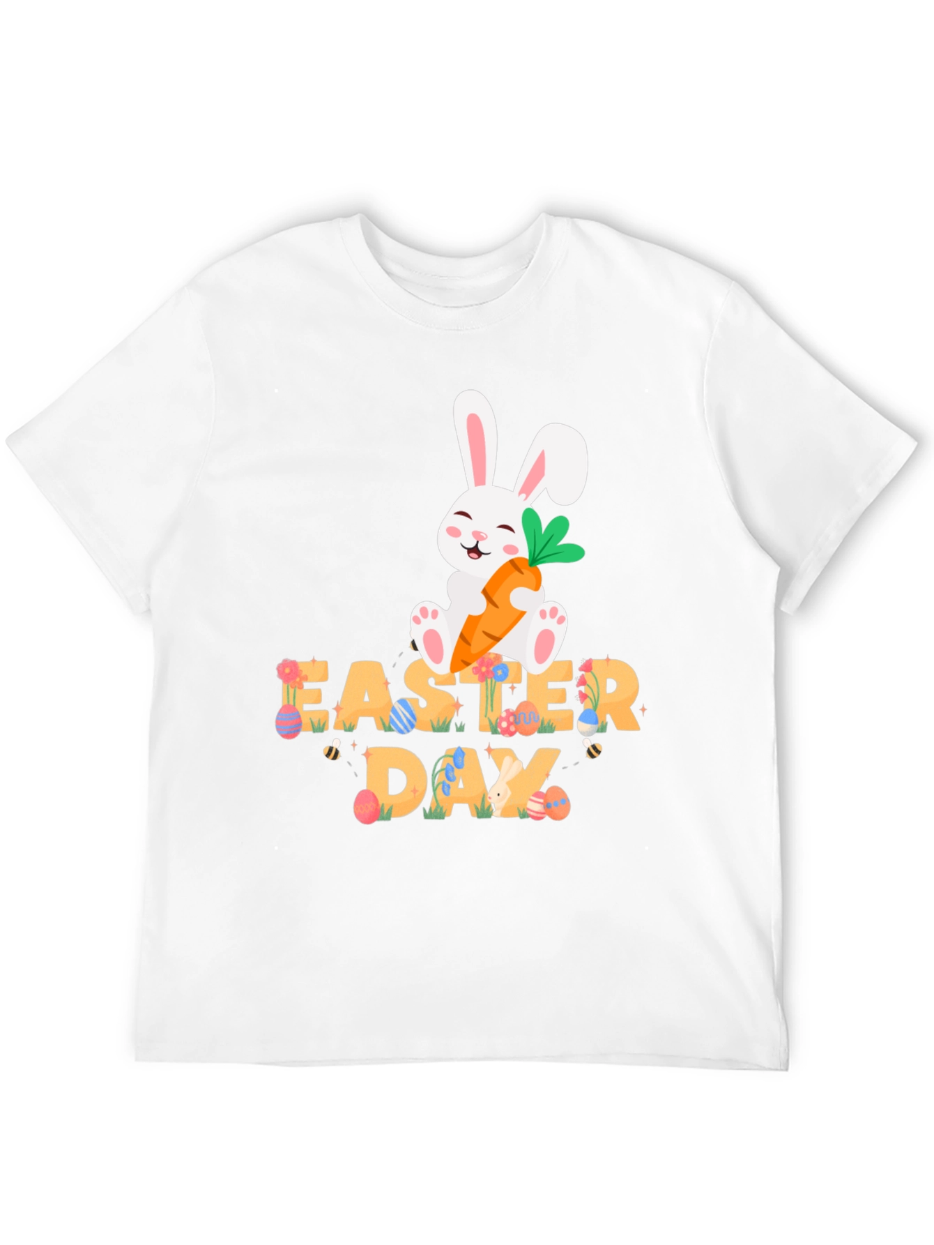 Easter Day Bunny T-Shirt - Cute Easter Celebration