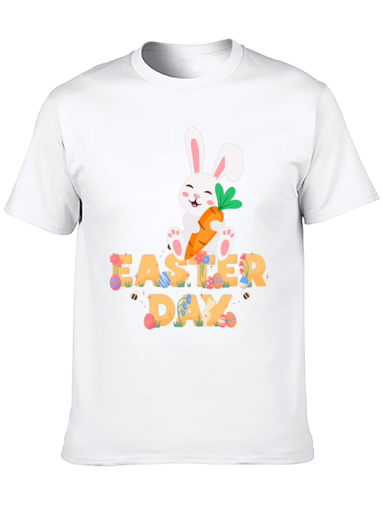 Easter Day Bunny T-Shirt - Cute Easter Celebration