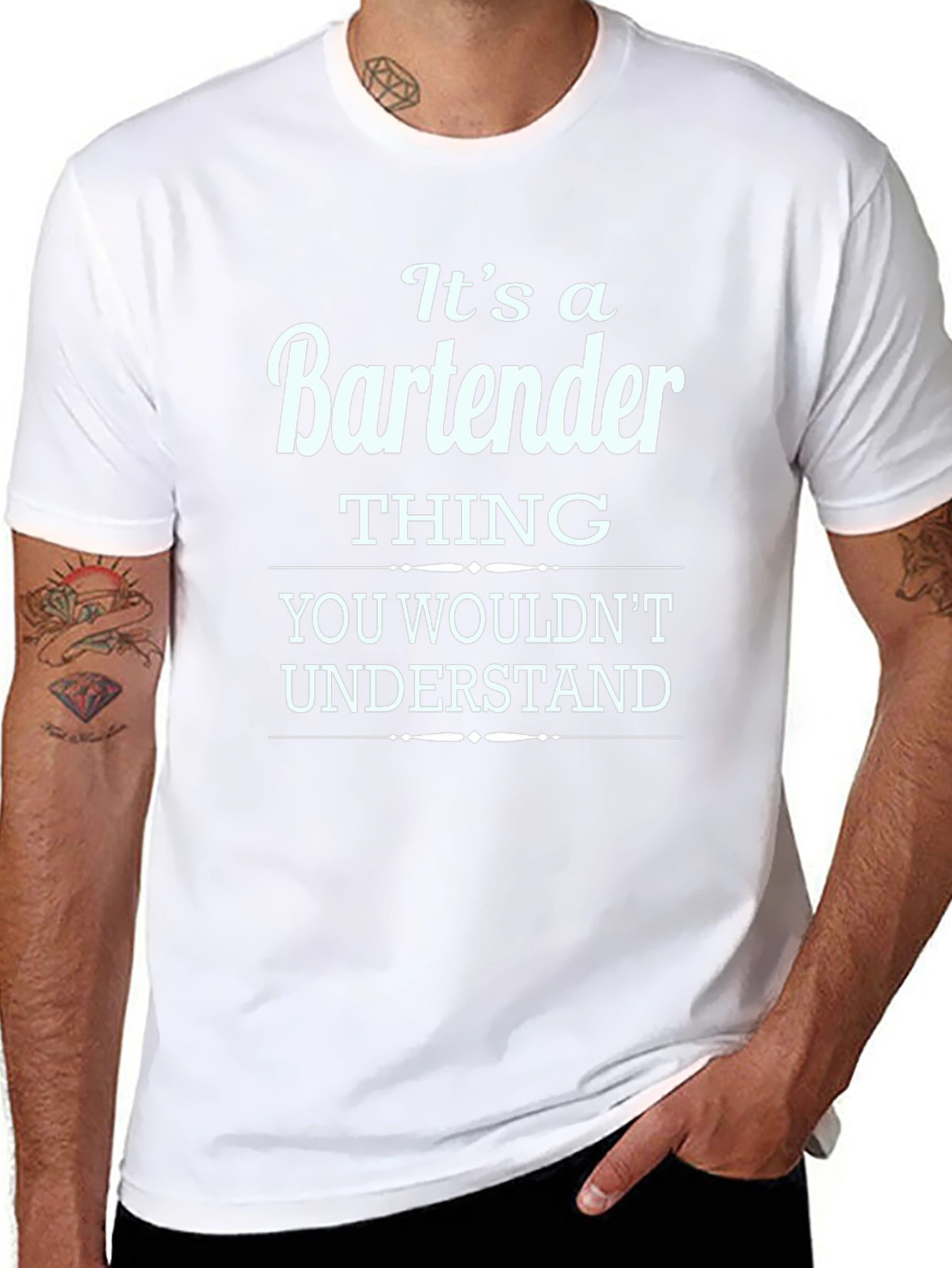Bartender Thing T-Shirt Funny Graphic Tee