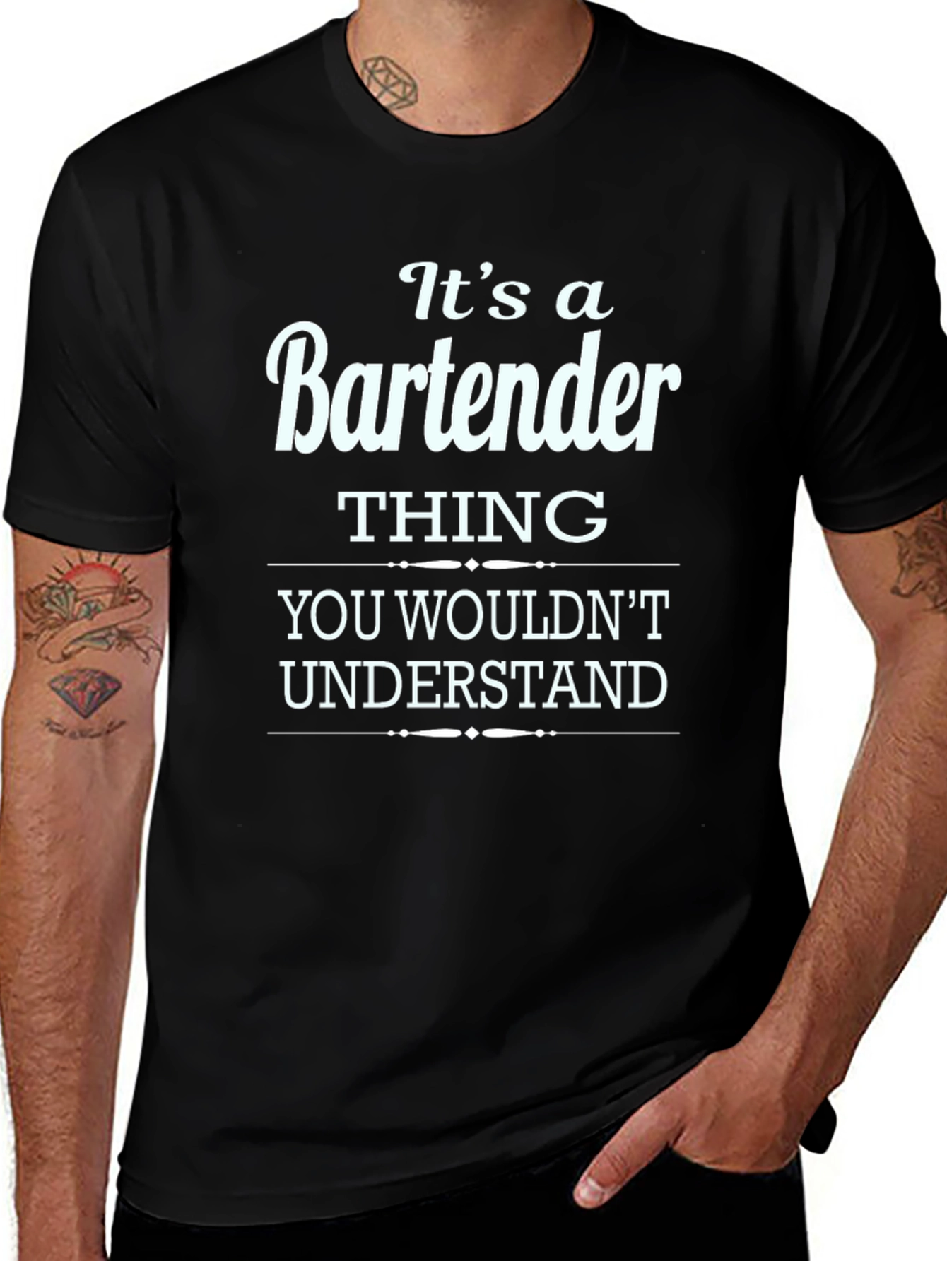Bartender Thing T-Shirt Funny Graphic Tee