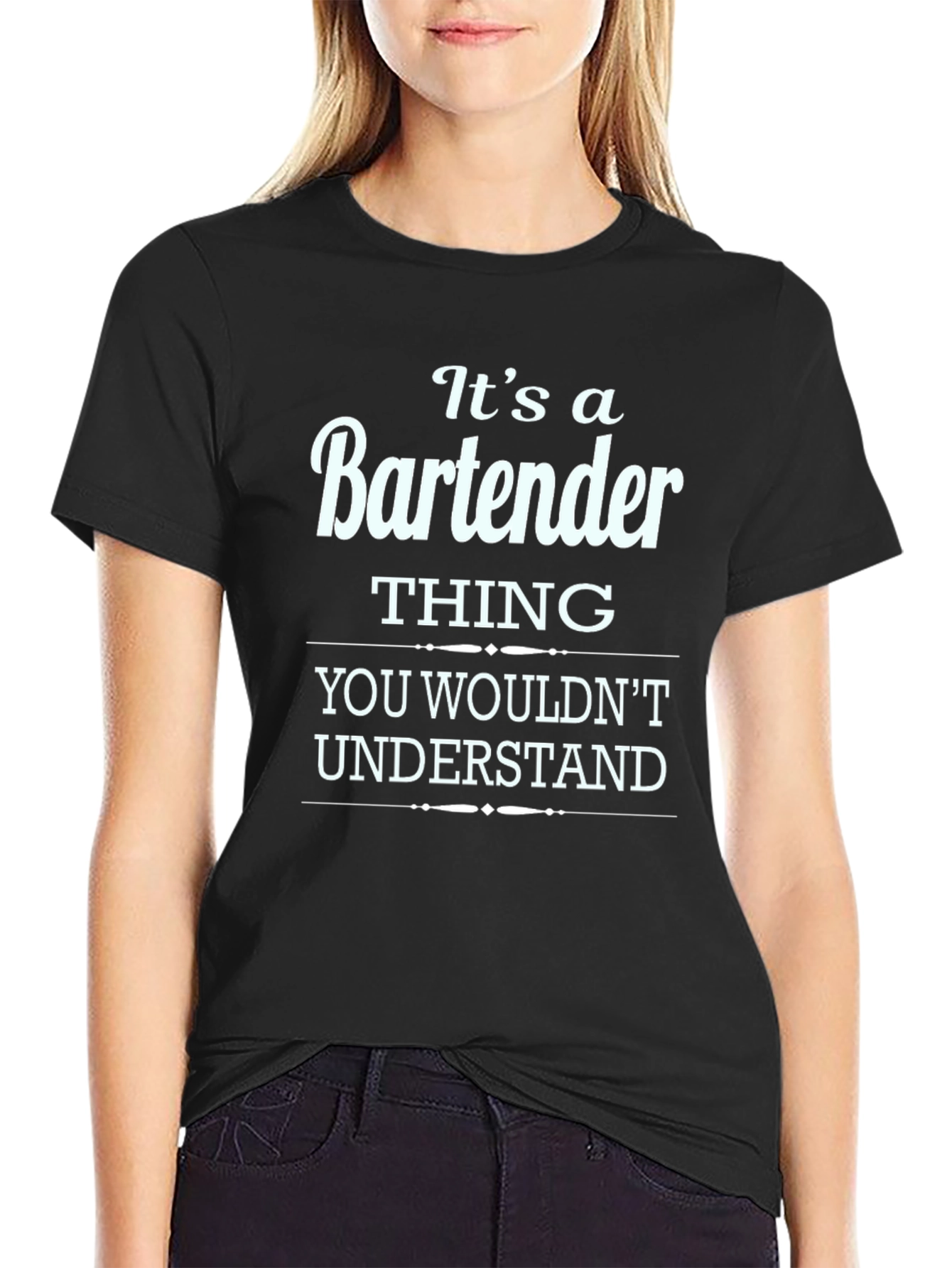 Bartender Thing T-Shirt Funny Graphic Tee