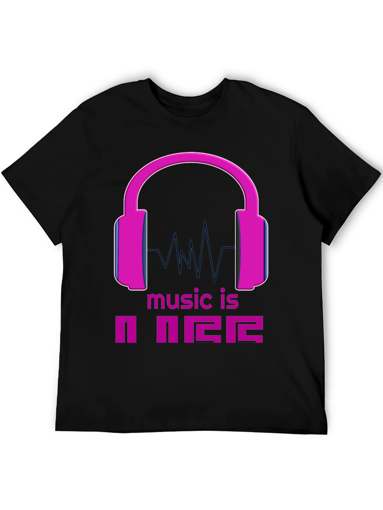 Music is Power Graphic Tee