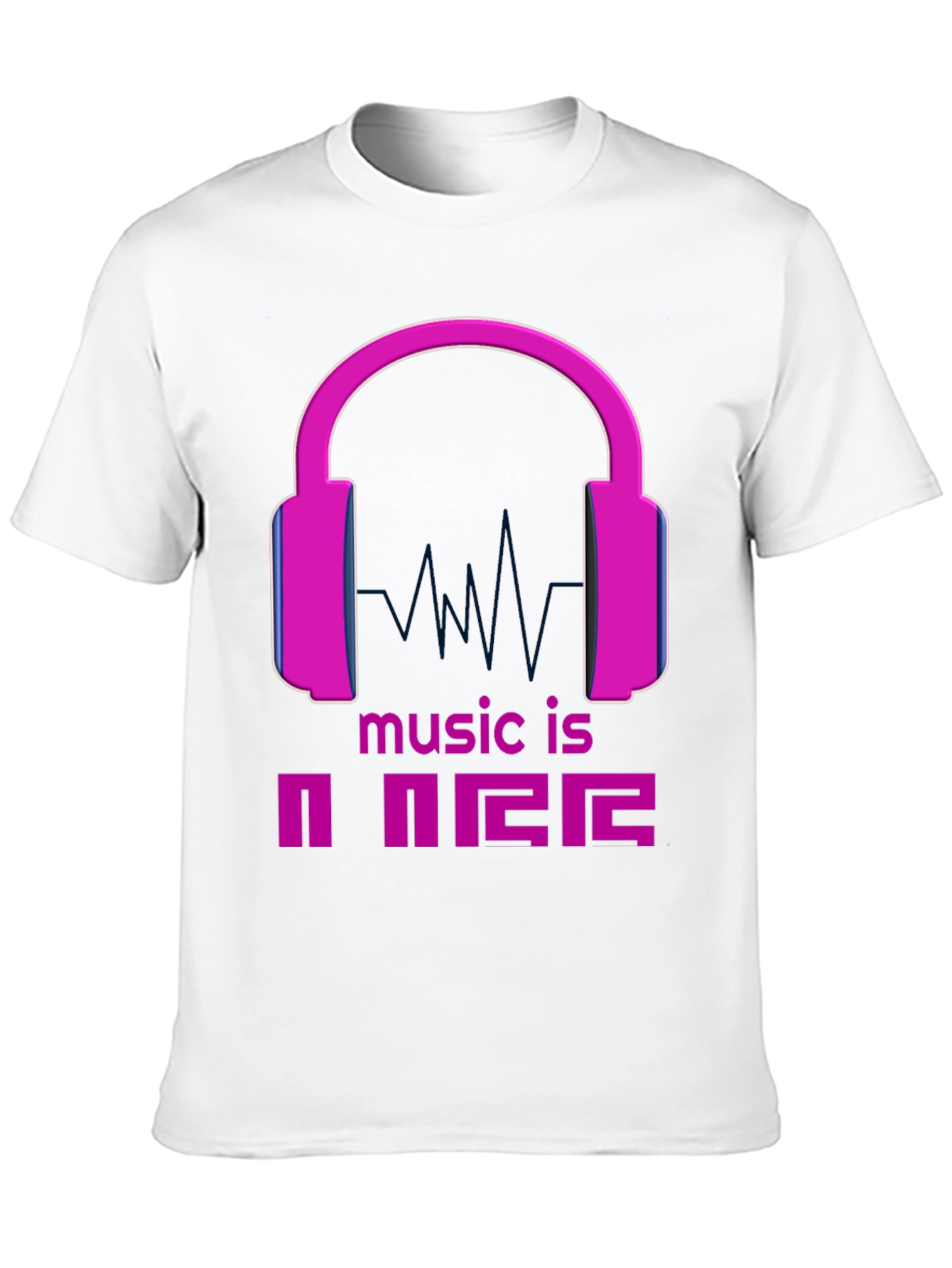 Music is Power Graphic Tee
