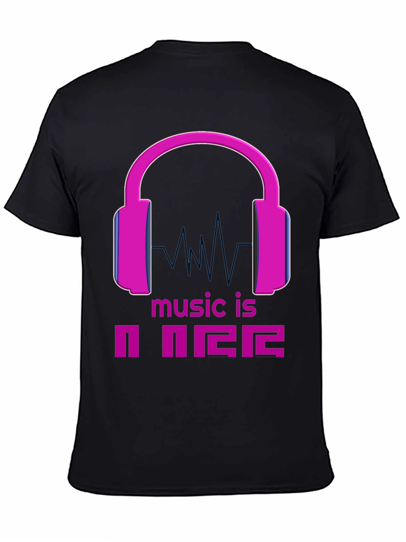 Music is Power Graphic Tee