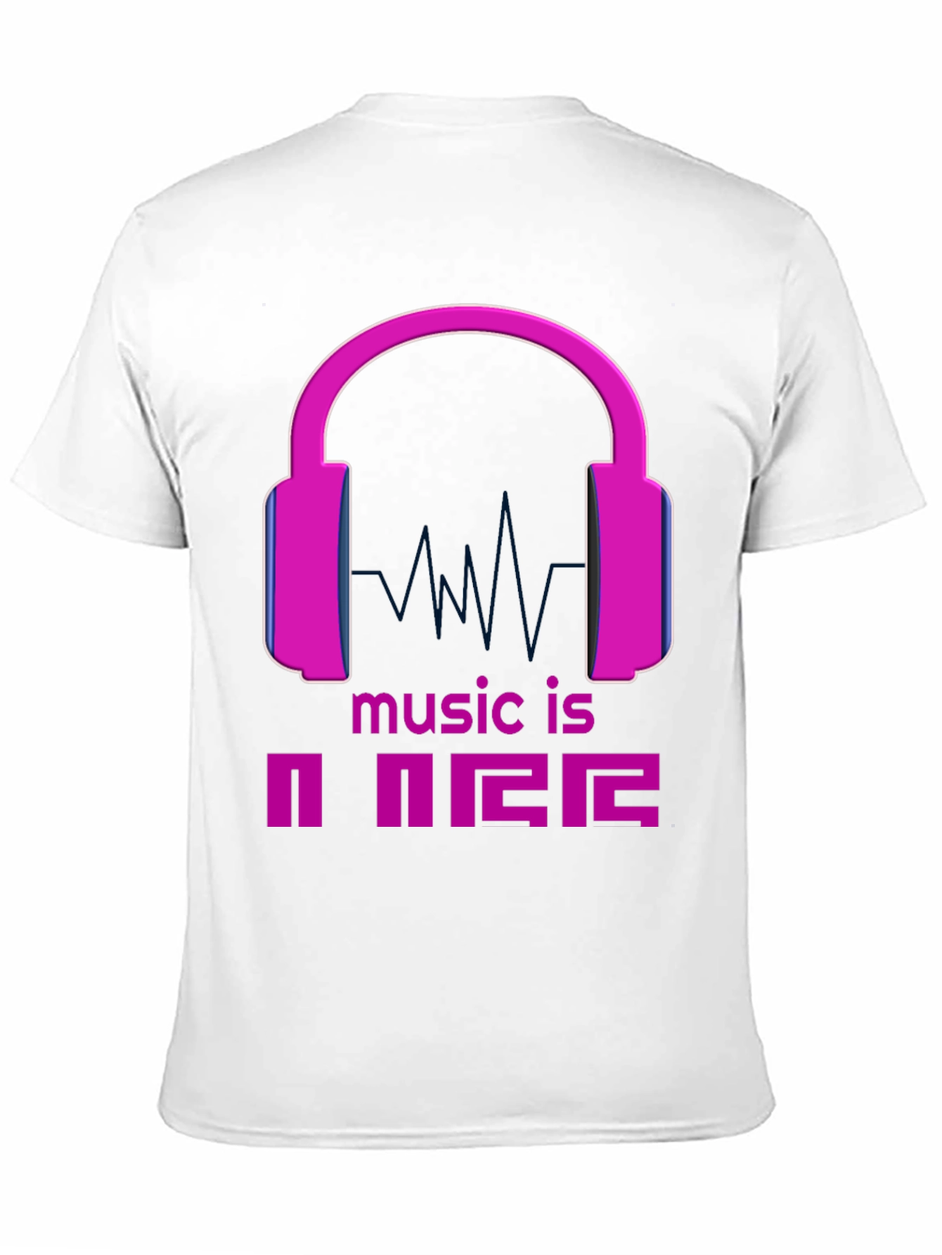 Music is Power Graphic Tee